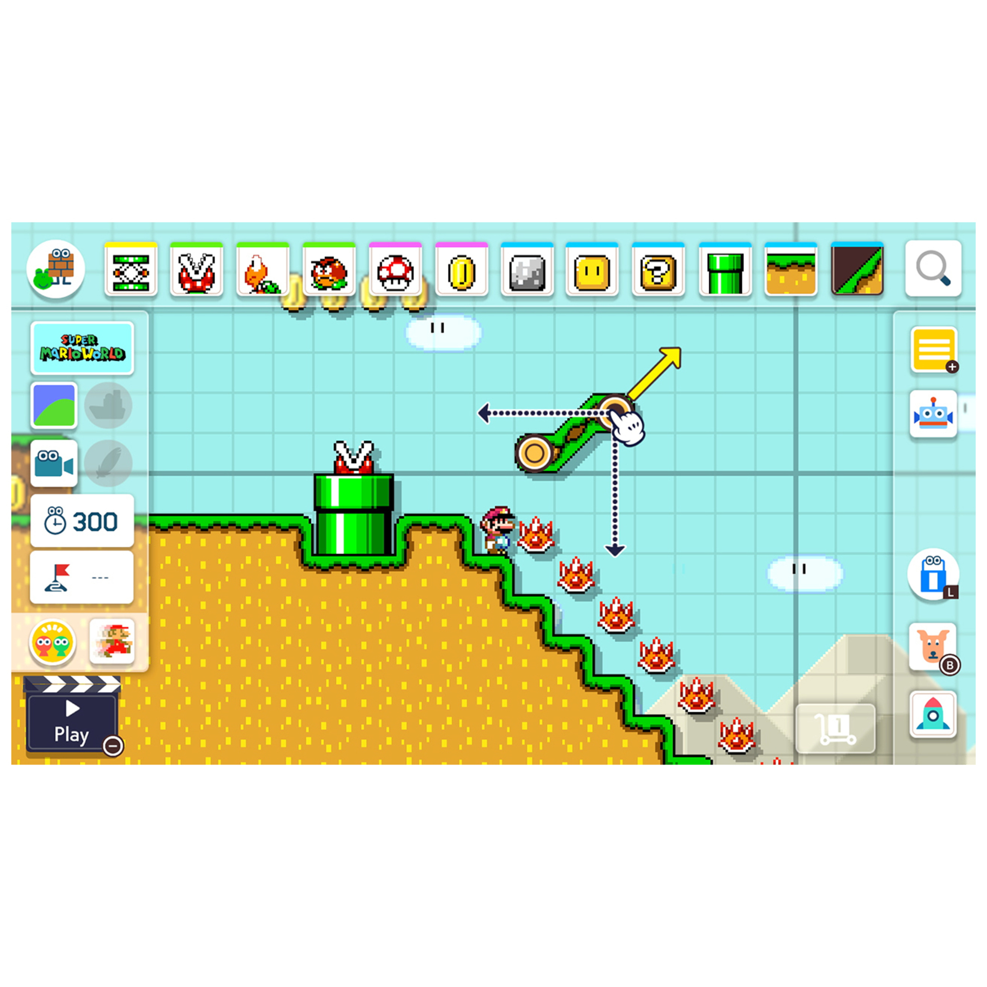 Nintendo Super Mario Maker 2 Standard Anglais Français Nintendo Switch Neuf - vue 4