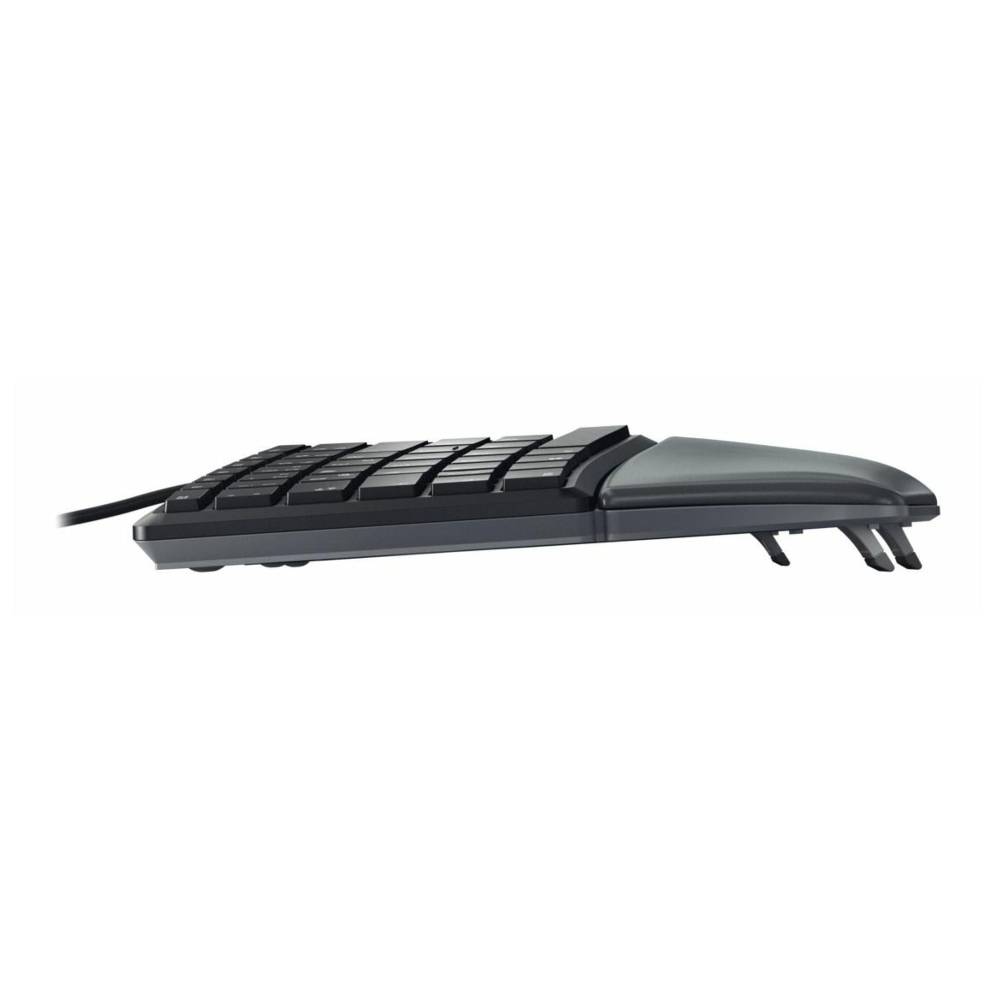 CHERRY KC 4500 ERGO clavier Universel USB AZERTY Belge Noir - Neuf