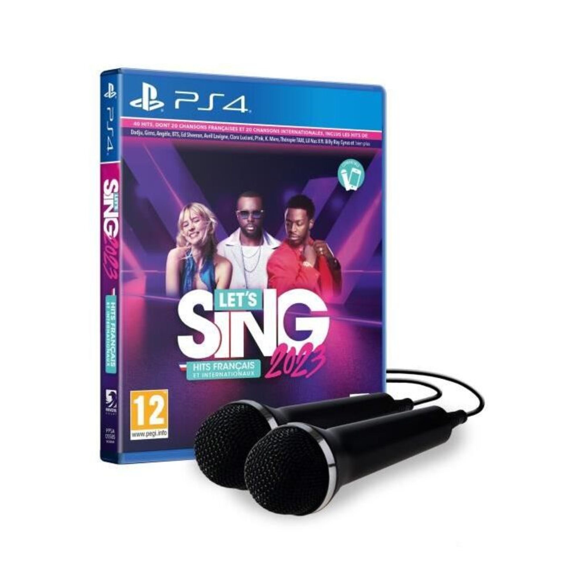 Let' Sing 2023 + 2 Micros Jeu PS4 Neuf