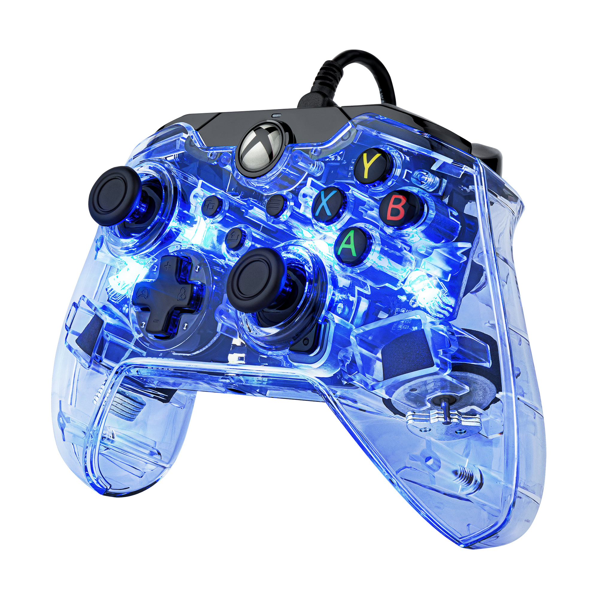 PDP Afterglow Noir, Bleu, Transparent USB Manette de jeu Analogique/Numérique Xbox One, Xbox Series S, Xbox Series X - Neuf