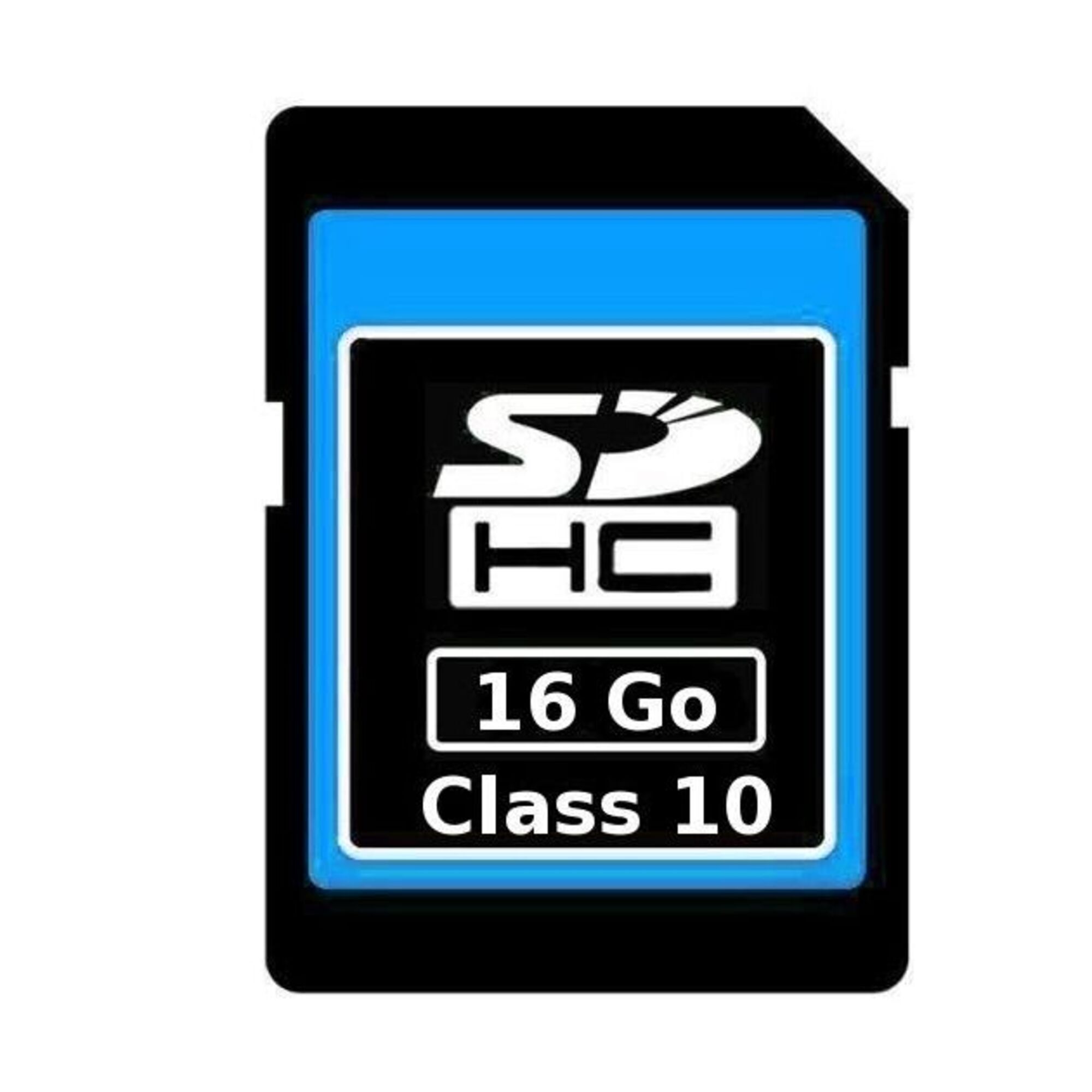 Carte SD Sdhc 16 Go Classe 10 Mémoire Universel Appareils Photo Caméras Dashcam YONIS - Neuf