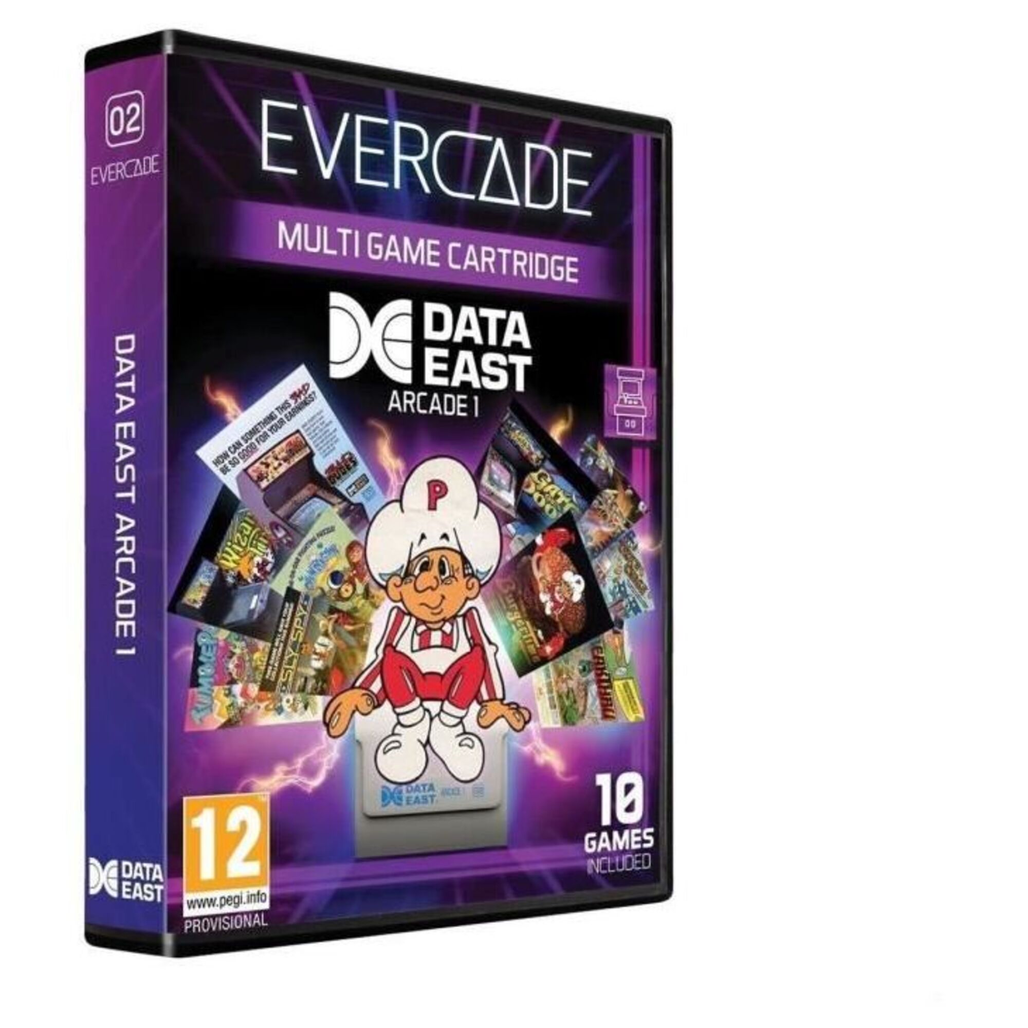 Evercade Data East Arcade Collection 1 Cartouche Evercade Arcade N°2 Neuf