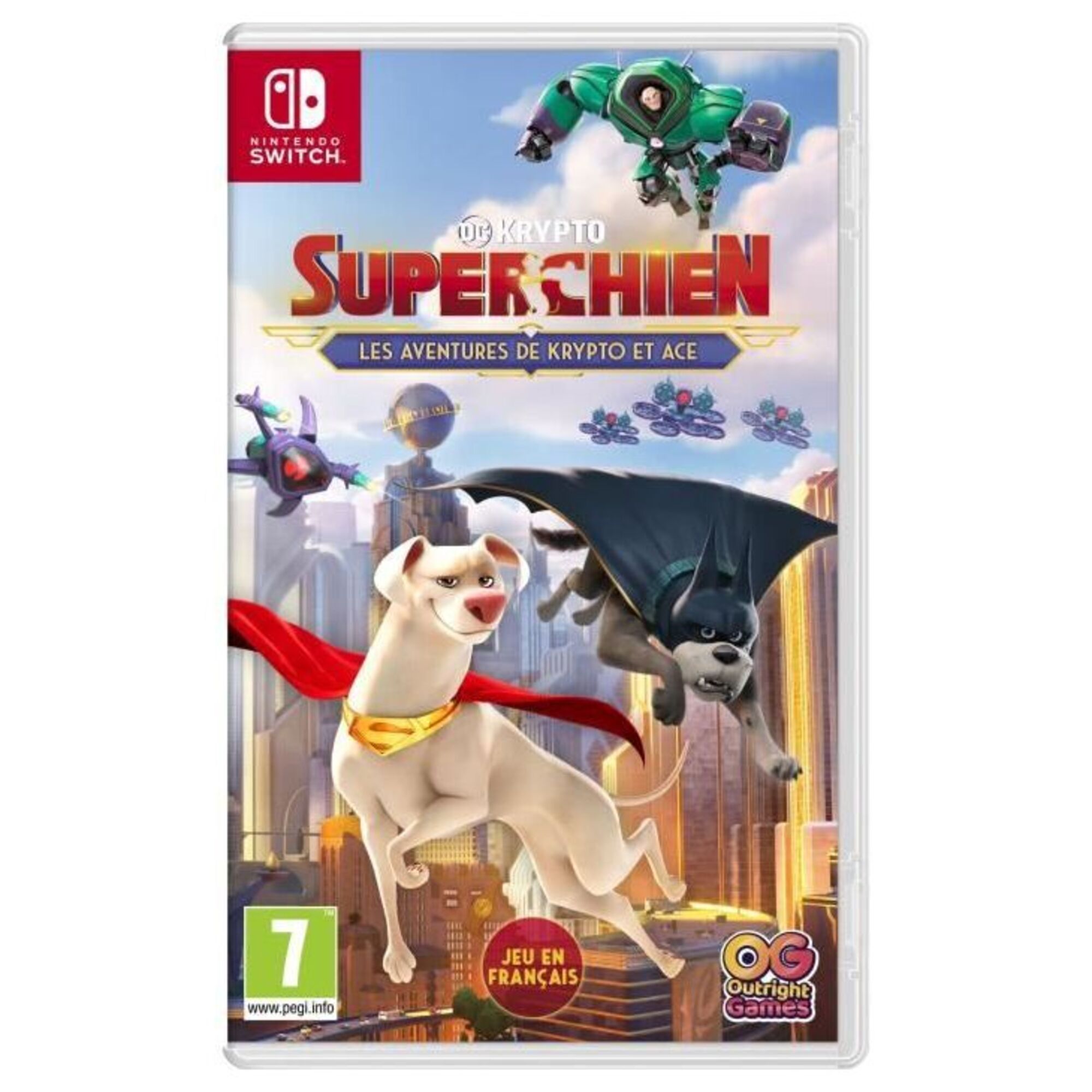 DC Krypto Super-Chien: Les aventures de Krypto et Ace Jeu Switch - Neuf