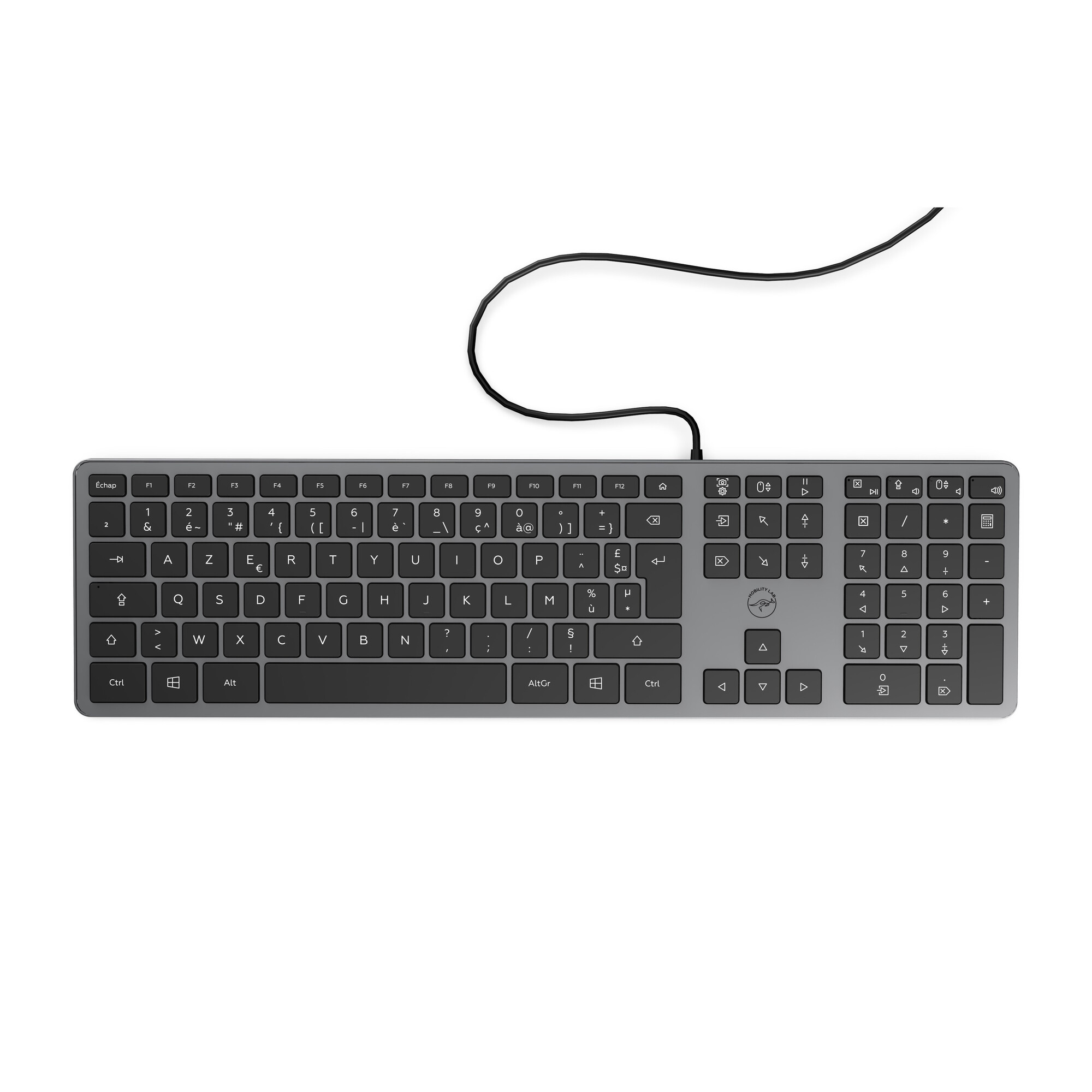 MOBILITY LAB - Clavier PC Ultraslim Filaire - Neuf