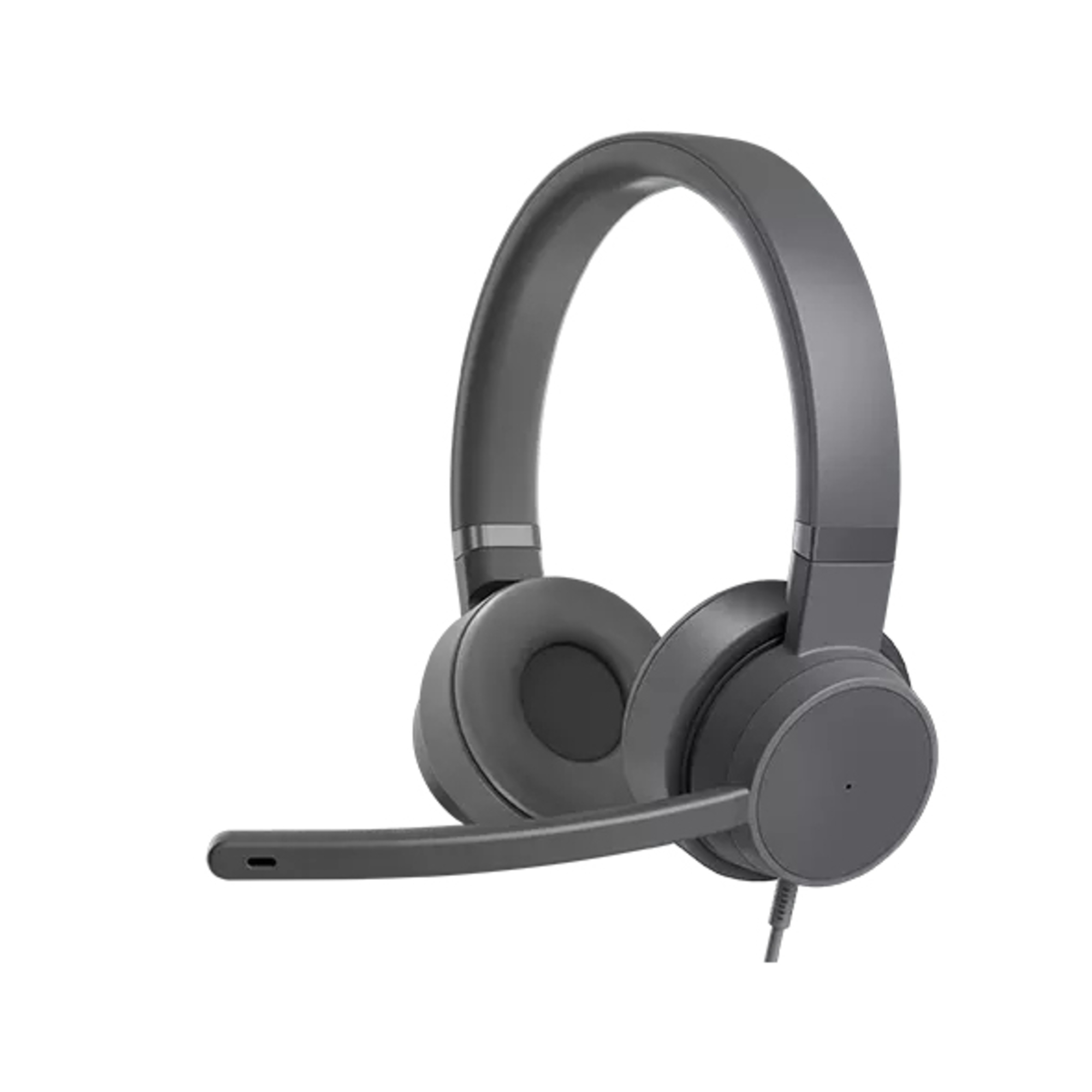 Lenovo GXD1C99243 écouteur/casque Avec fil Arceau Appels/Musique USB Type-C Gris - Neuf