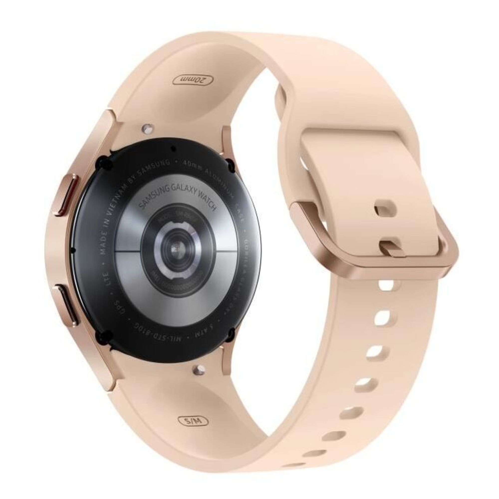 Galaxy Watch4 40mm - Super AMOLED - Bluetooth + 4G - Bracelet sport Or Rose - Neuf