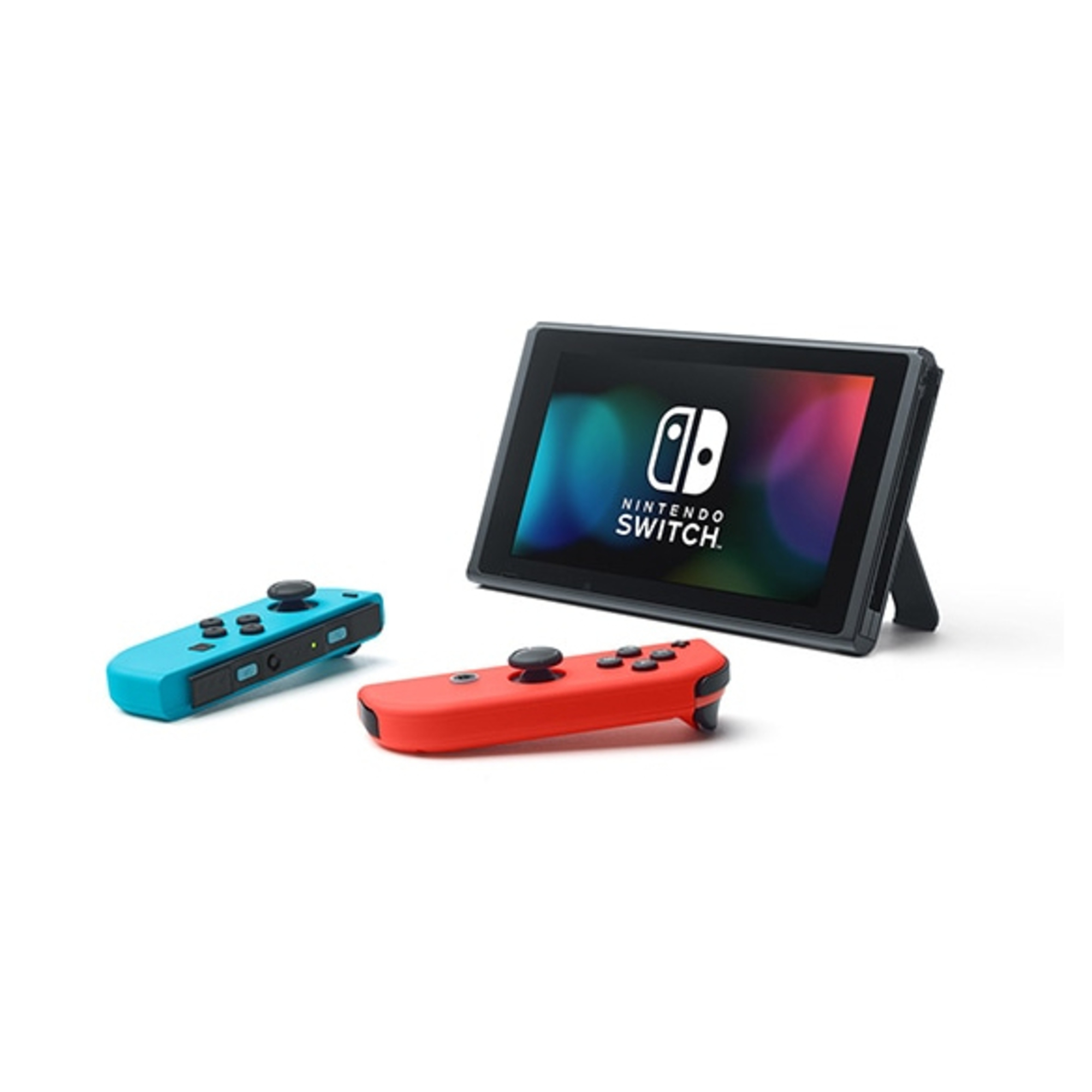 Switch & Super Smash Bros Ultimate - Console de jeux portables 15,8 cm (6.2 ) 32 Go Écran tactile Wifi, Bleu, Gris, Rouge - Bon état