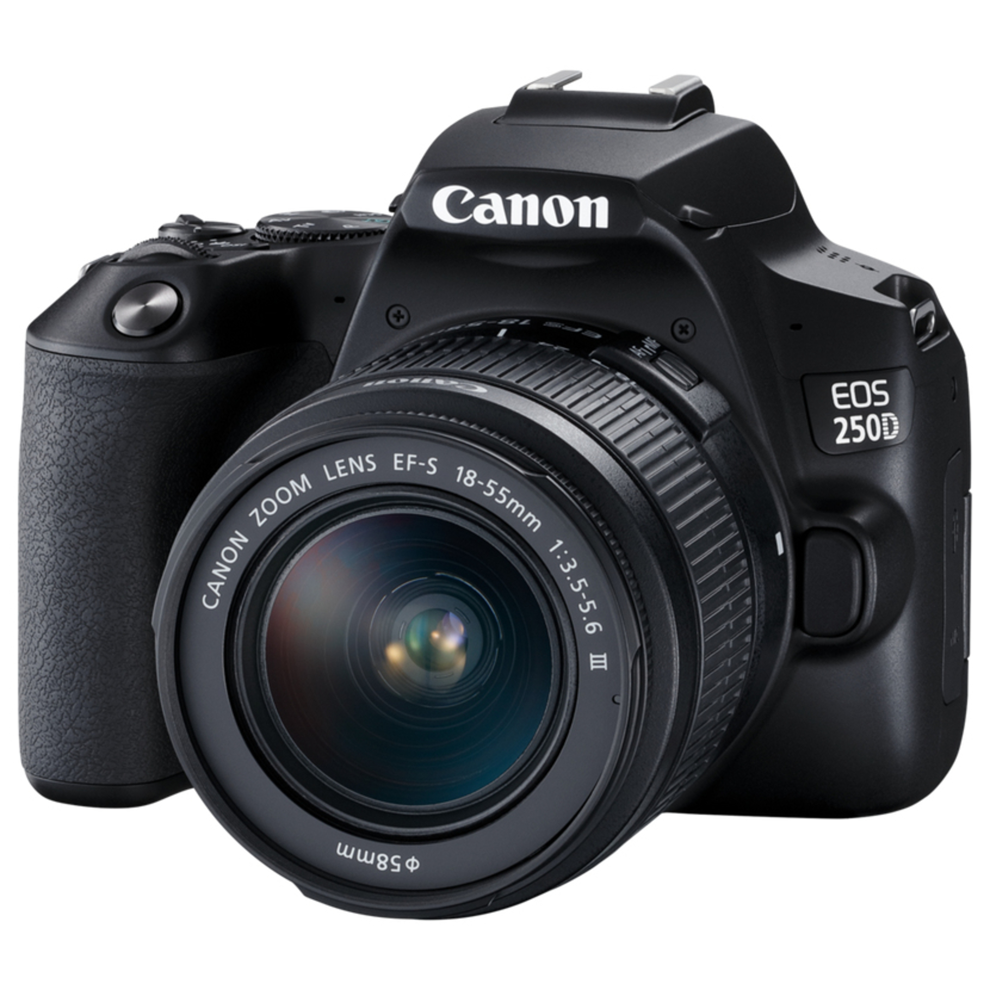 Canon EOS + EF 18 55mm f3.5 5.6 III + EF 75 300mm f4 5.6 III Kit d'appareil photo SLR 24 1 MP CMOS 6000 x 4000 pixels Neuf - vue 3