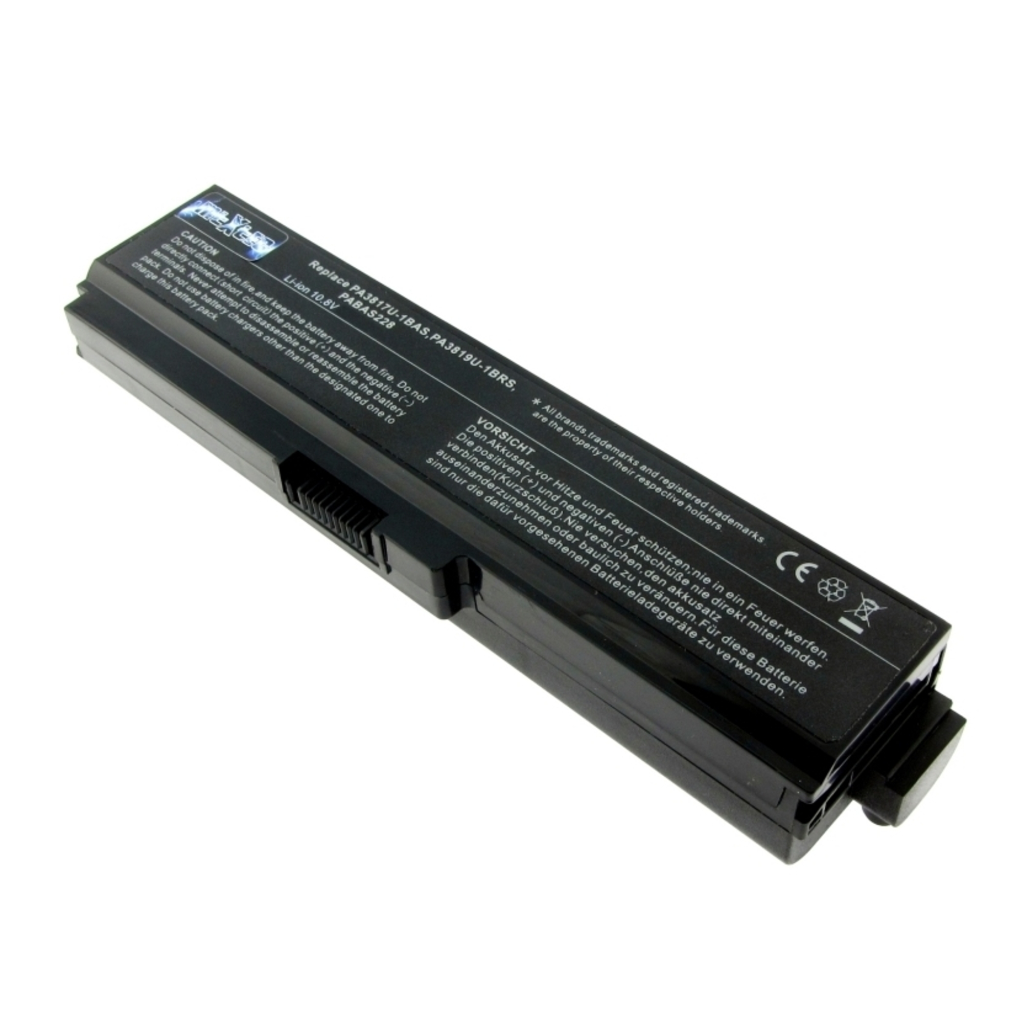 Battery LiIon, 10.8V, 8800mAh for TOSHIBA Satellite L775-125, High Capacity Battery - Neuf