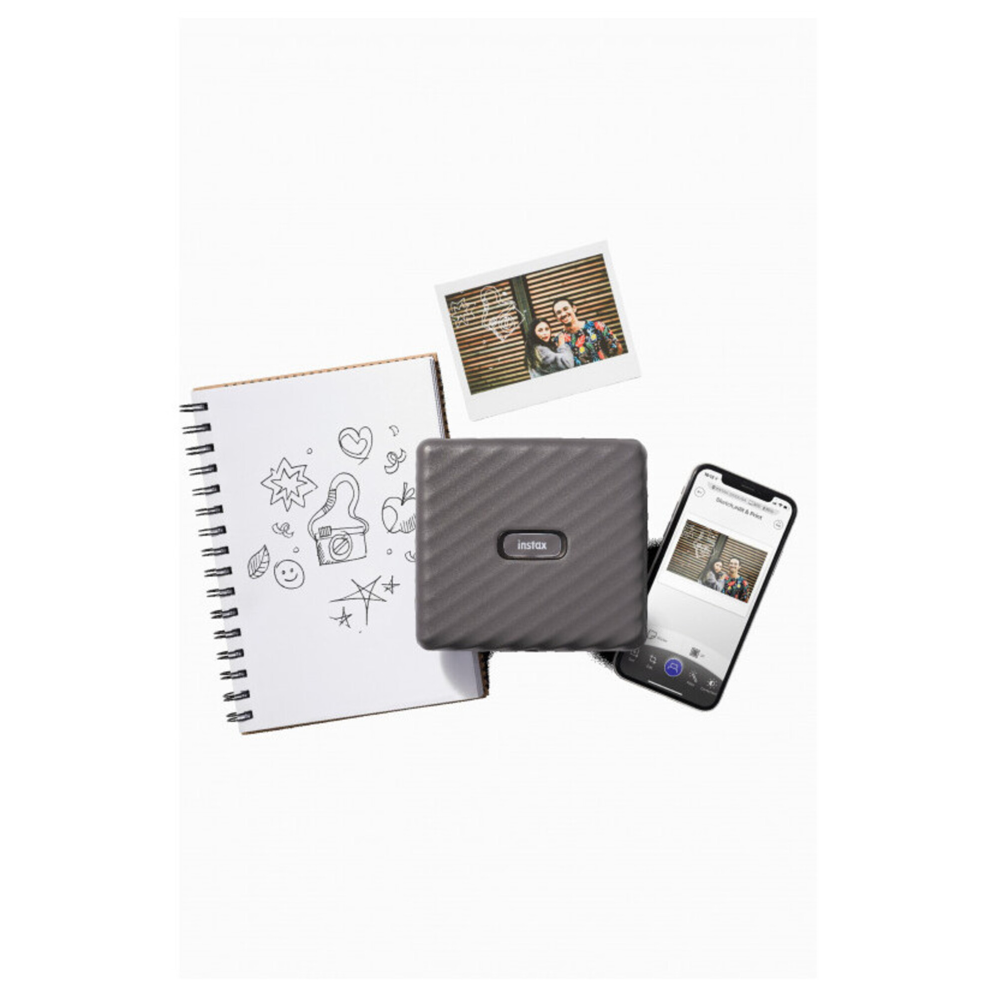 Imprimante photo portable Instax Link Wide - vue 4