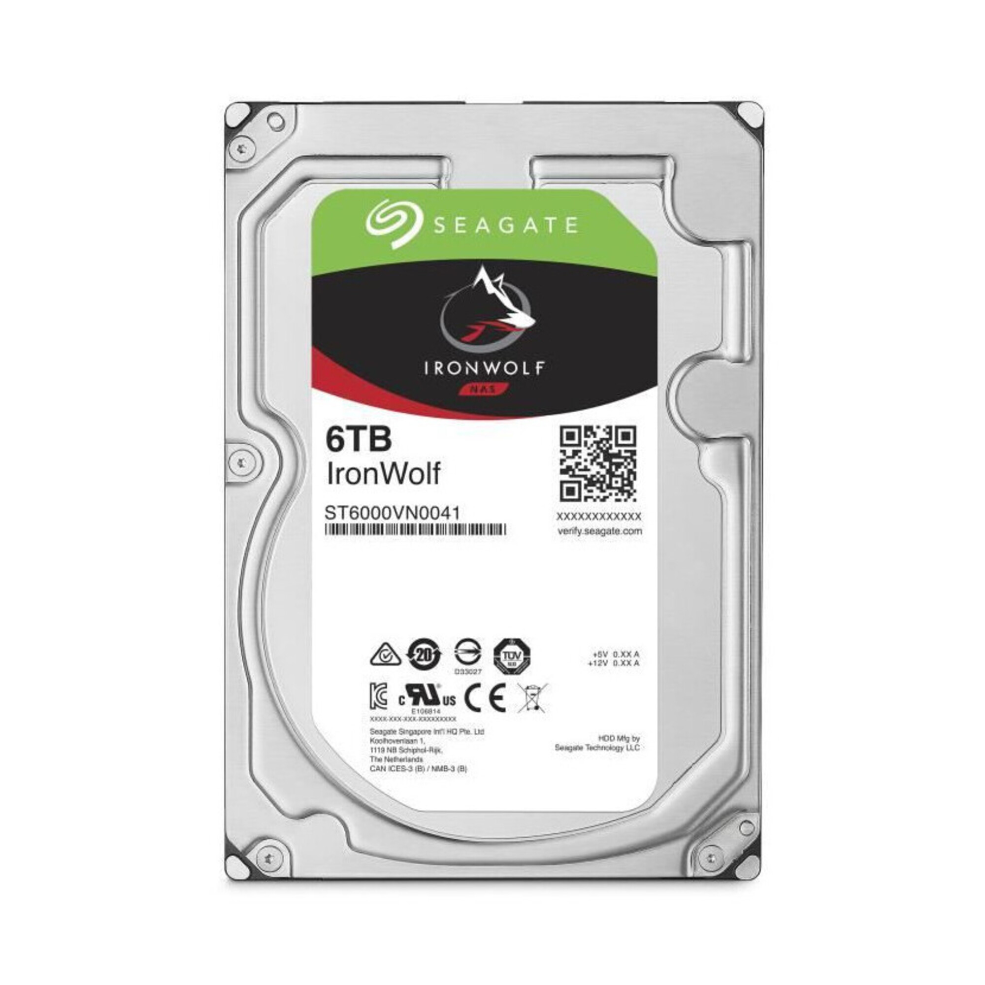 Seagate IronWolf ST6000VN001 disque dur 3.5 6000 Go Série ATA III Neuf - vue 2