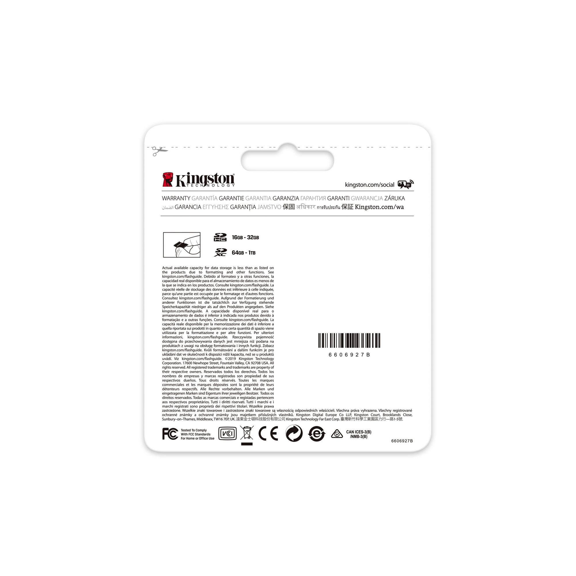 Kingston Canvas Select Plus Carte mémoire flash Video Class V10 / UHS I U1 / Class10 SDHC UHS I - vue 4