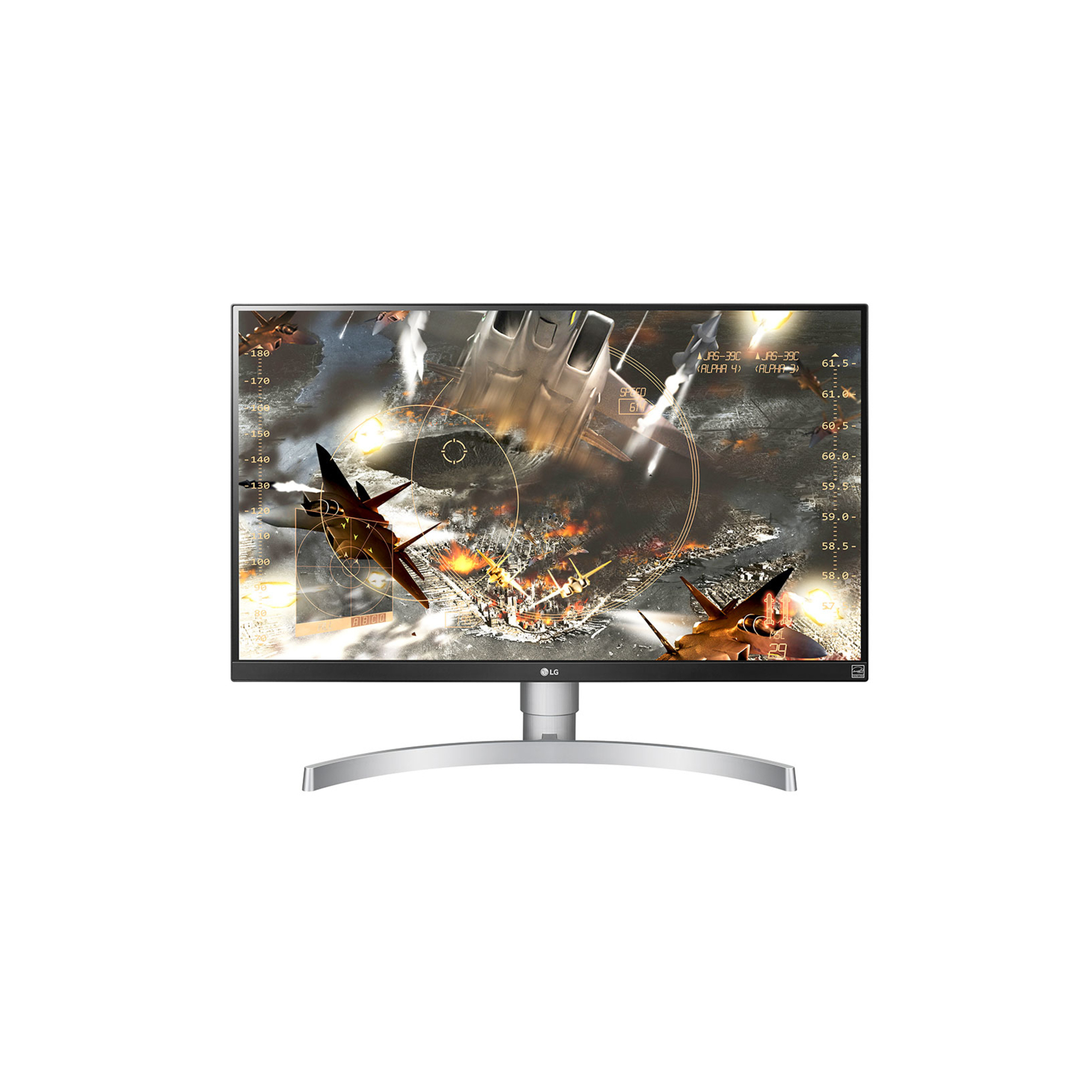 LG 27UL650-W LED display 68,6 cm (27 ) 3840 x 2160 pixels 4K Ultra HD Argent - Neuf