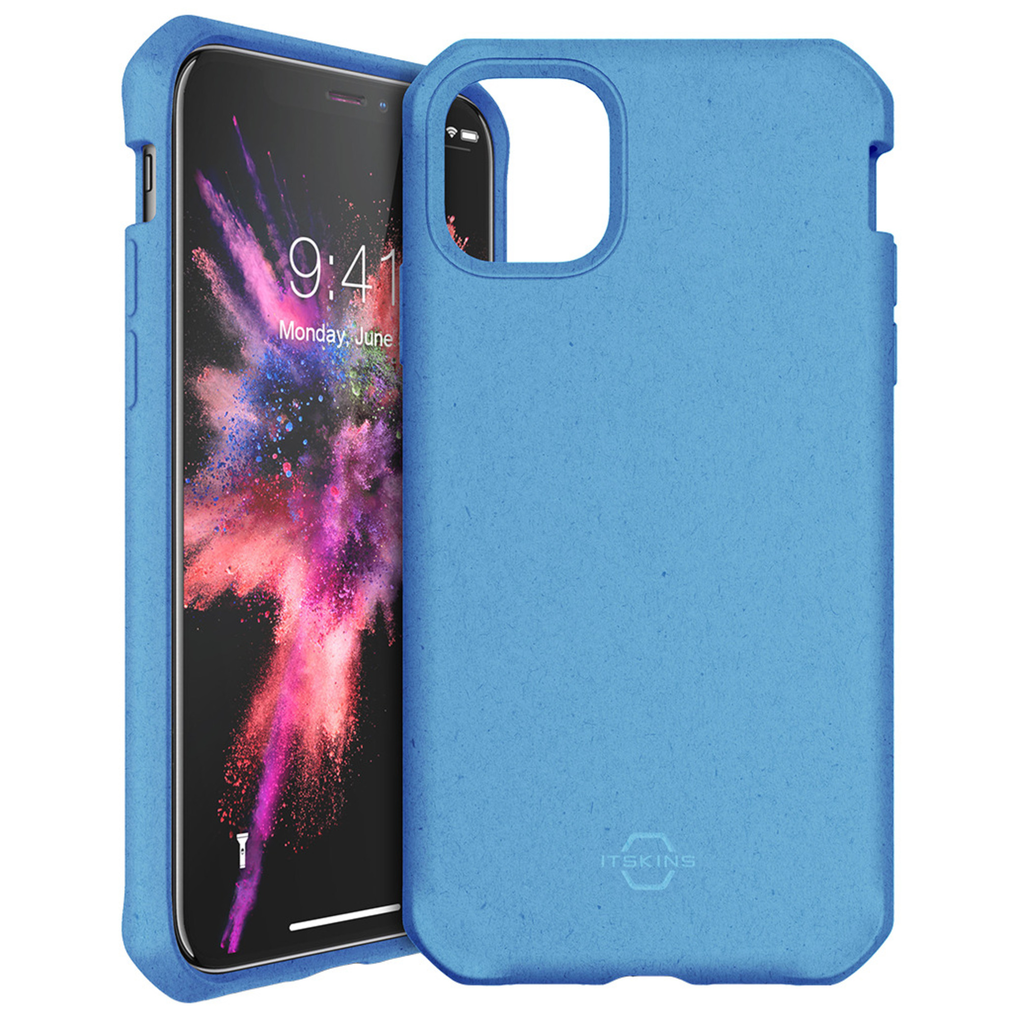 Carcasa reforzada Feronia Bio Terra Azul para iPhone 11 Itskins - nuevo