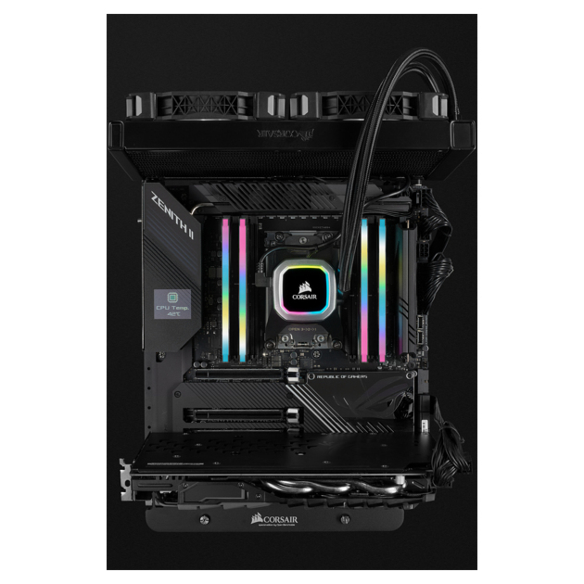 Corsair Vengeance RGB PRO SL Series 4 x 8 Go DDR4 3200 MHz CL16 - vue 7