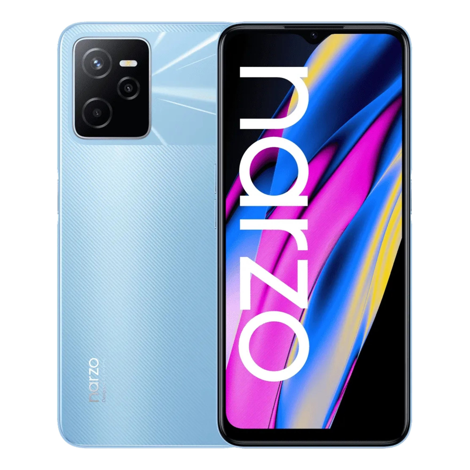 Realme narzo 50A Prime 64 Go, Bleu, Débloqué - Neuf