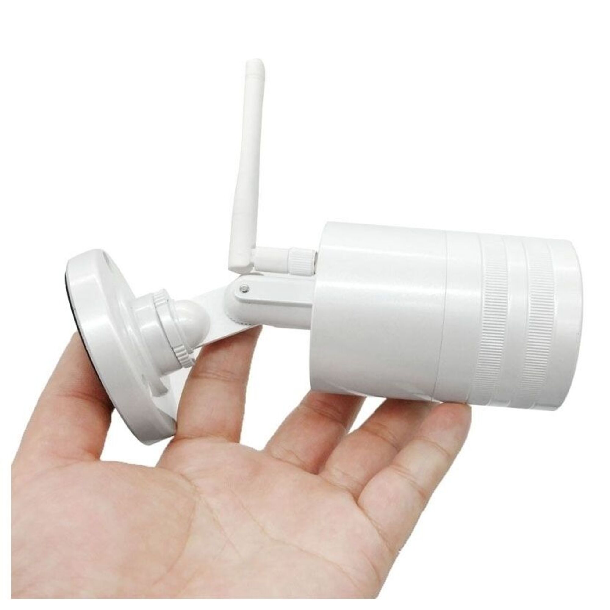 Caméra Ip D'Extérieur Android iOs Vision de Nuit Alarme Ip66 Cmos 1080P Blanc YONIS - Neuf