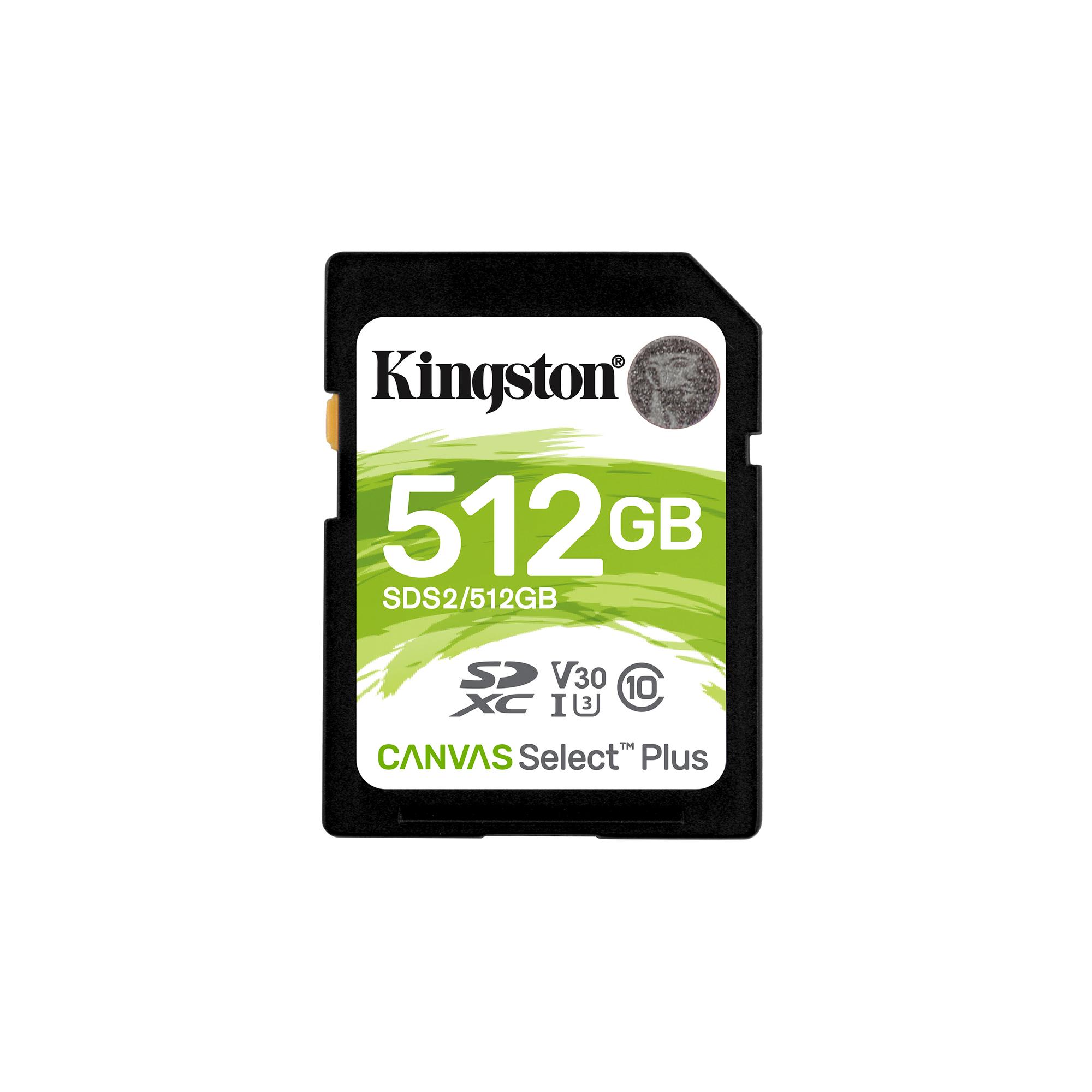 Kingston Technology Carte SDXC Canvas Select Plus 100R C10 UHS-I U3 V30 de 512 Go - Neuf