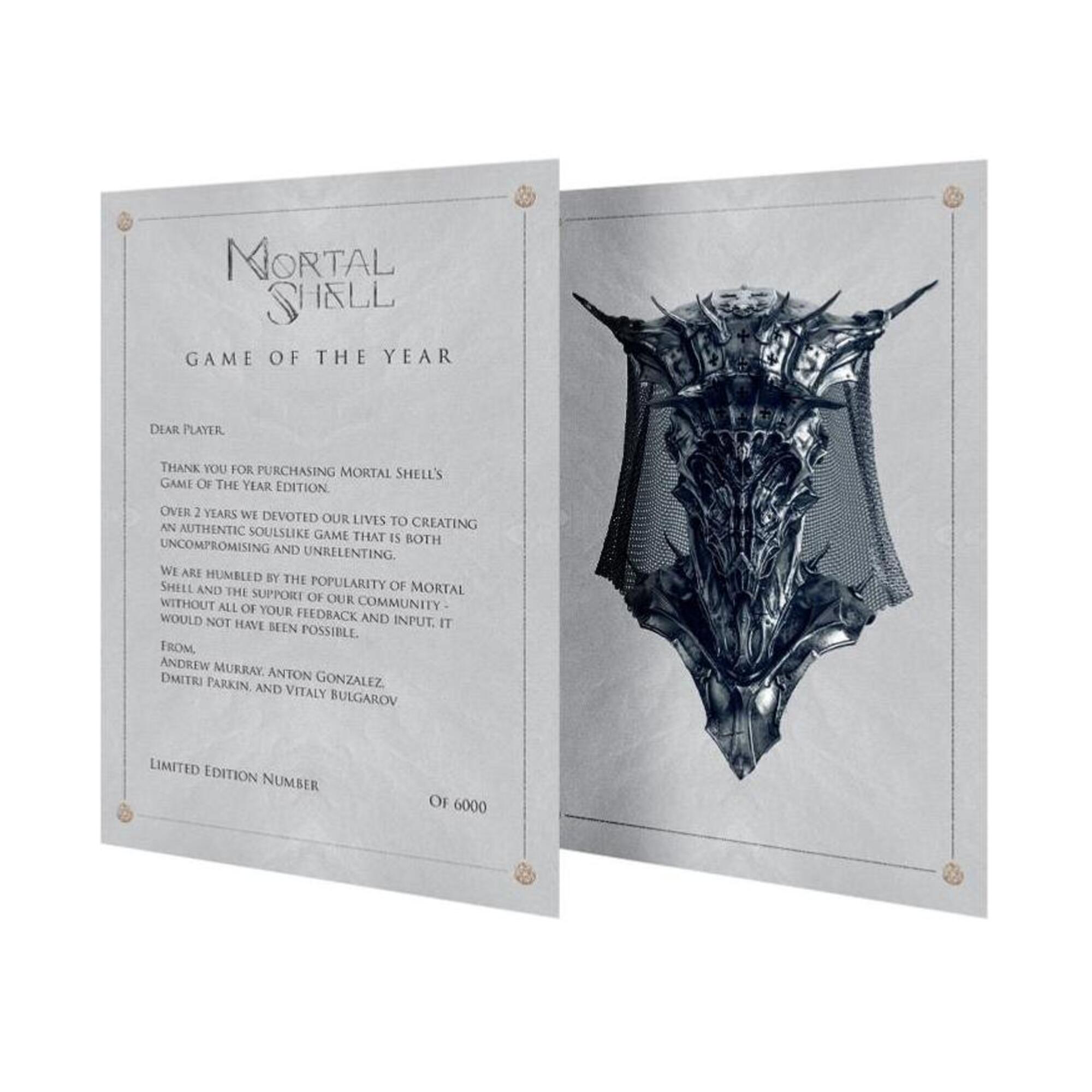 Mortal Shell PS4 / Game of the Year Steelbook Limited Edition - Neuf