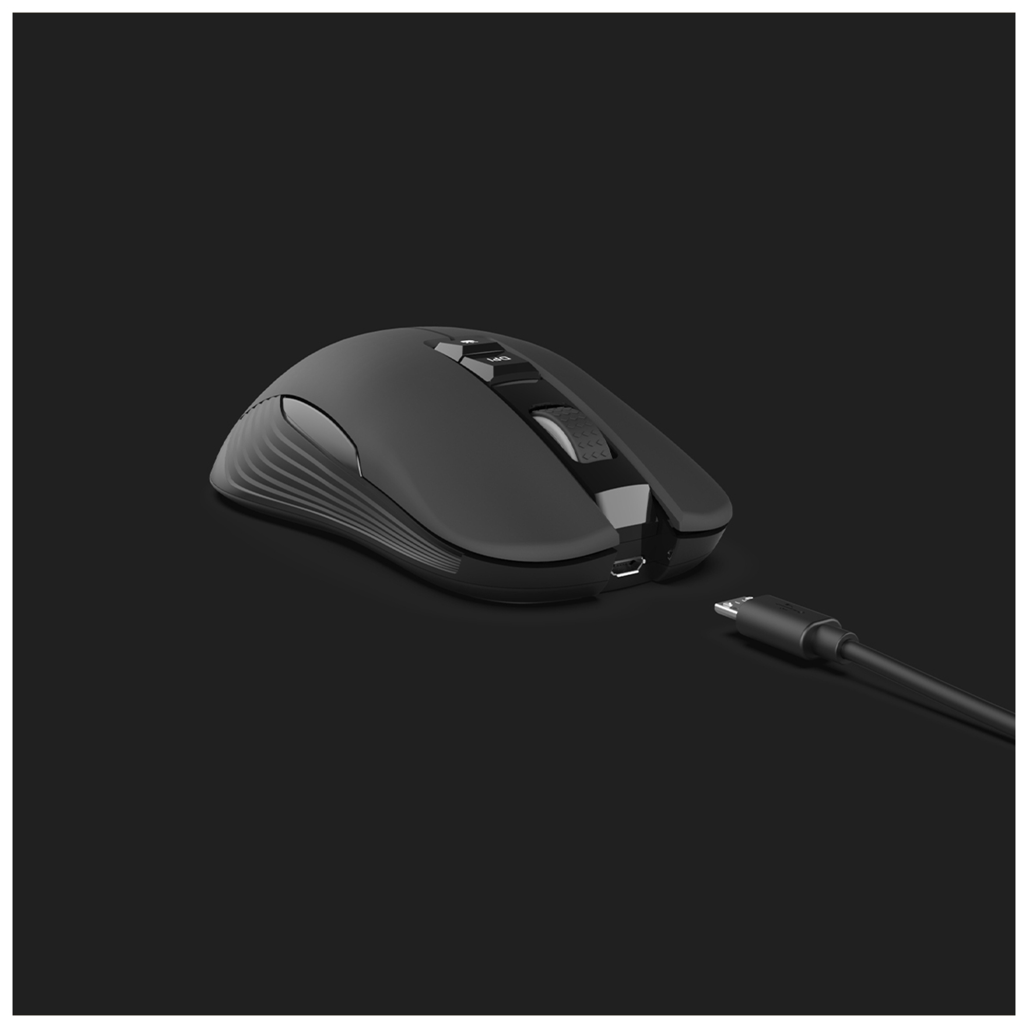 LYNX - Souris sans fil RGB - Black - Neuf