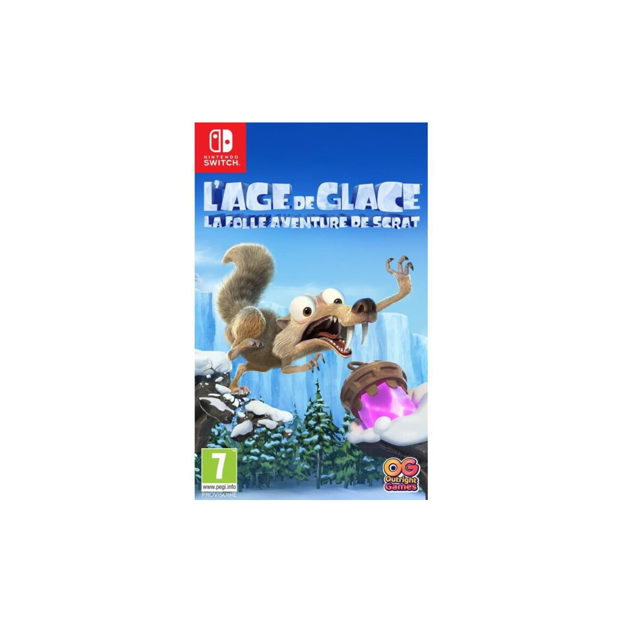 LAge de Glace : La Folle Aventure de Scrat Jeu Switch - Neuf