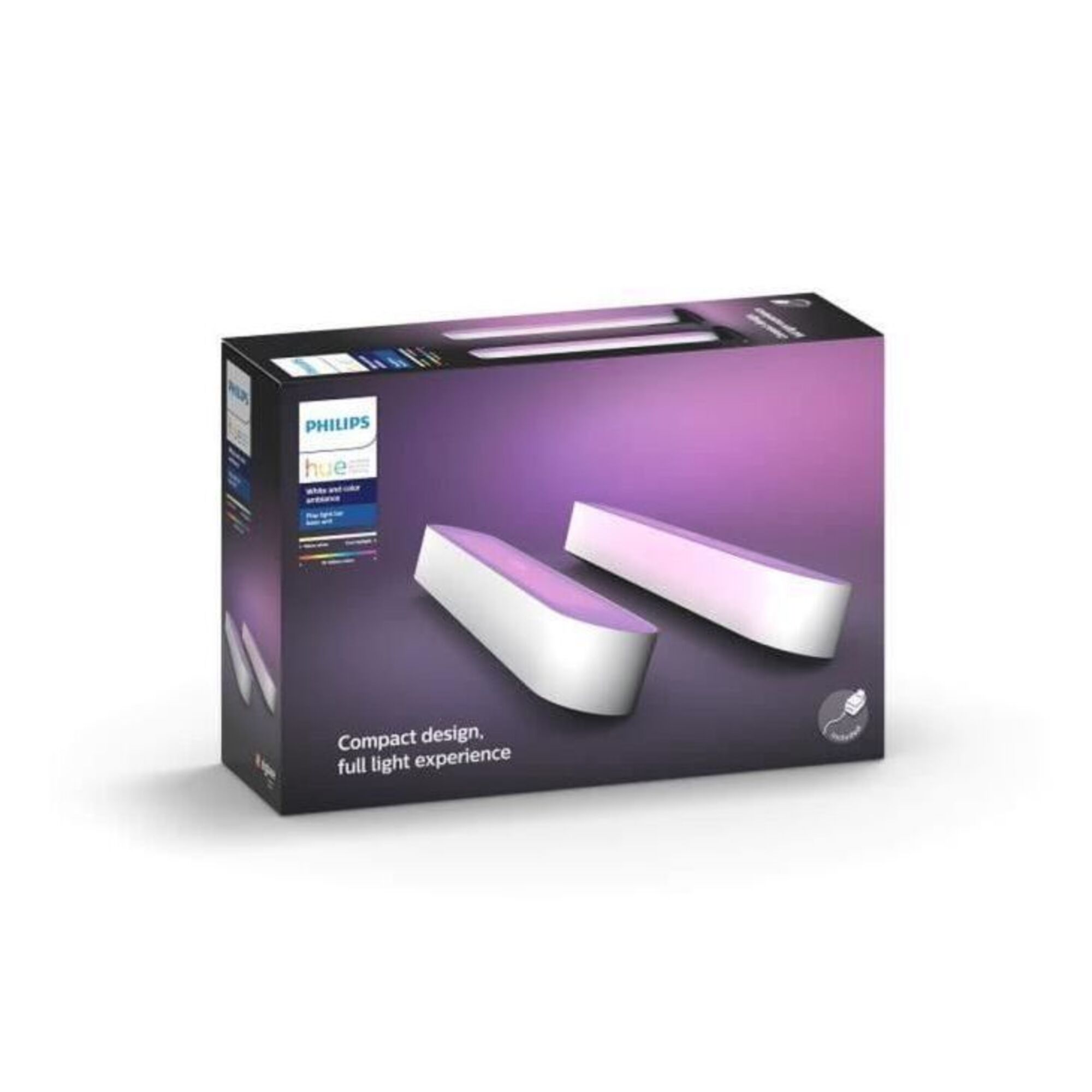 PHILIPS Hue Play Pack x2 - Blanc - Neuf