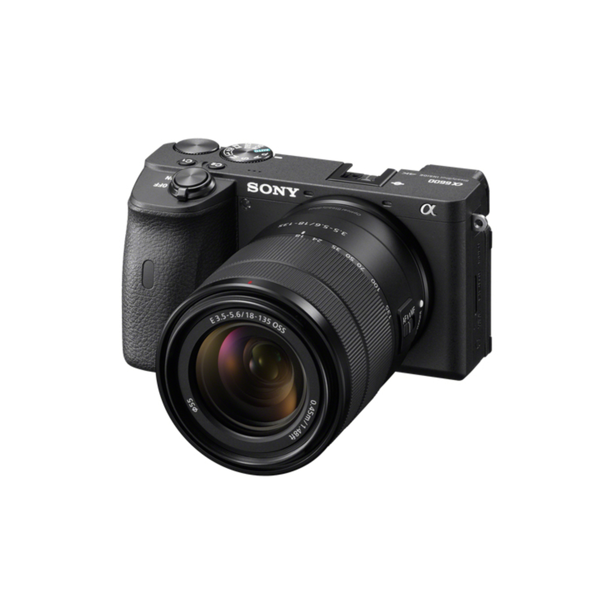 Sony Alpha ILCE6600MB + 18-135mm MILC 24,2 MP CMOS 6000 x 4000 pixels Noir - Neuf