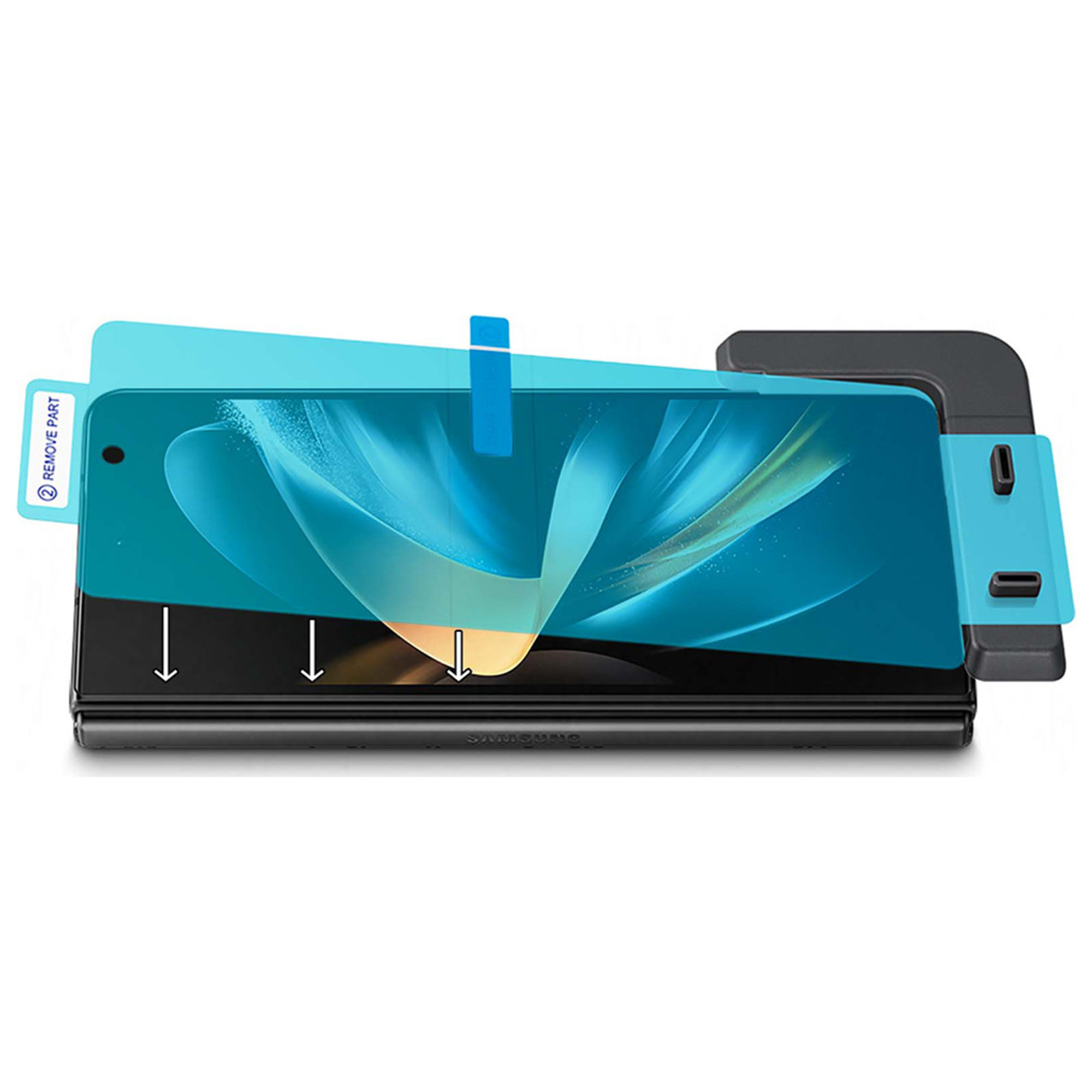 Film de protection Transparent pour Samsung G Z Fold 4 Samsung - Neuf