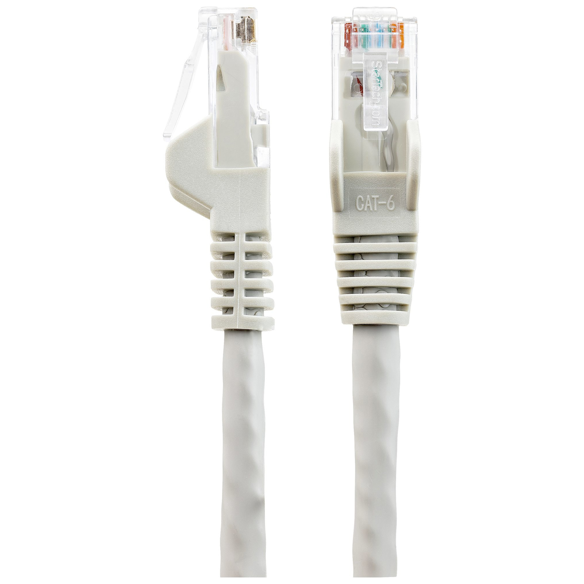 StarTech.com Câble Ethernet CAT6 7m LSZH Low Smoke Zero Halogen 10 Gigabit 650MHz PoE RJ45 10GbE UTP Cordon de raccordement réseau sans accroc avec décharge de traction CAT 6 vérifié ETL 24AWG Neuf - vue 2