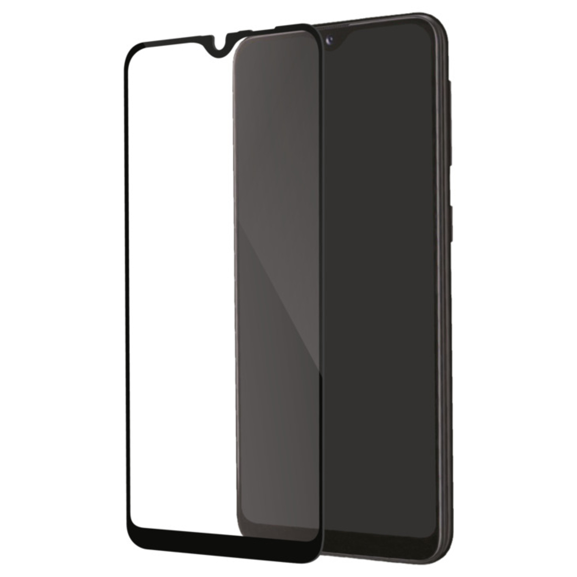 Protection d'écran en verre trempé (100% de surface couverte) pour Samsung Galaxy A20e 2019, Noir - Neuf