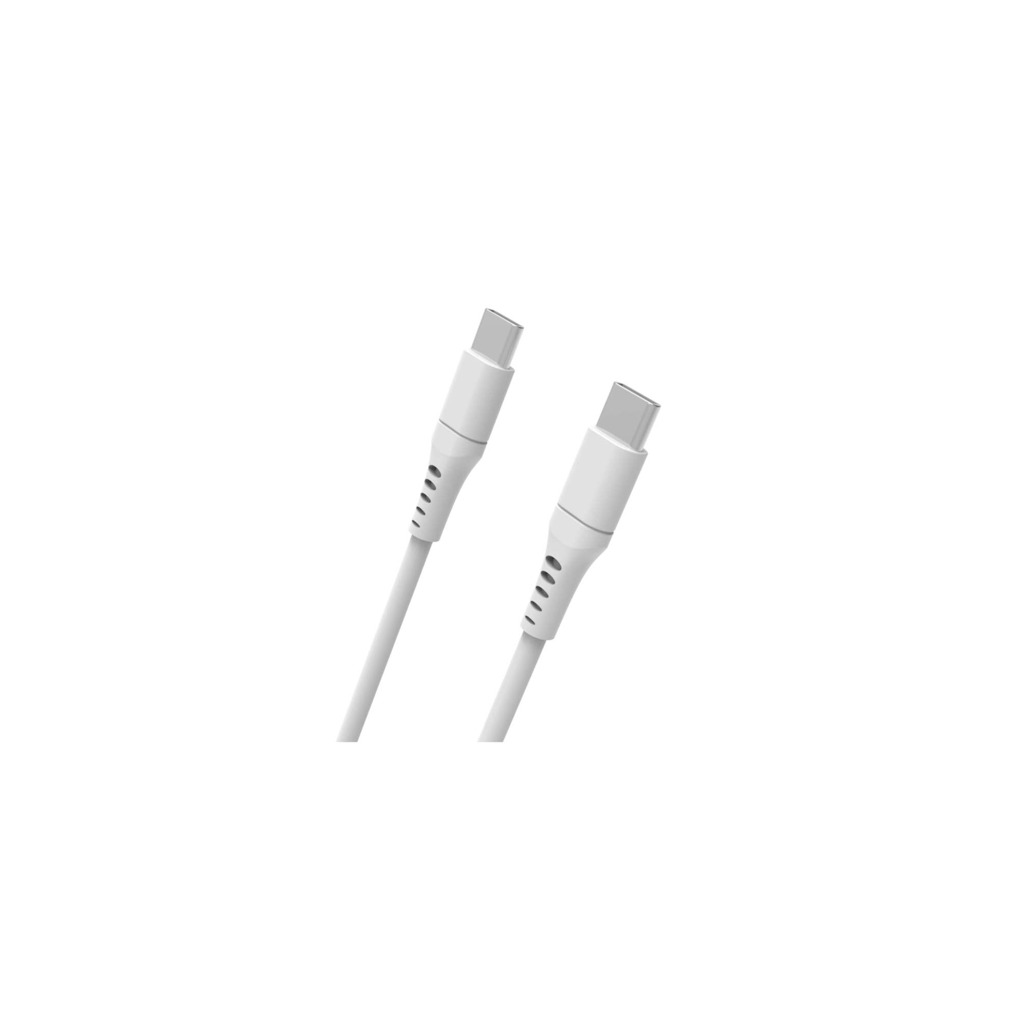 Câble USB A/Lightning 2m 2.4A Blanc WOW - Neuf