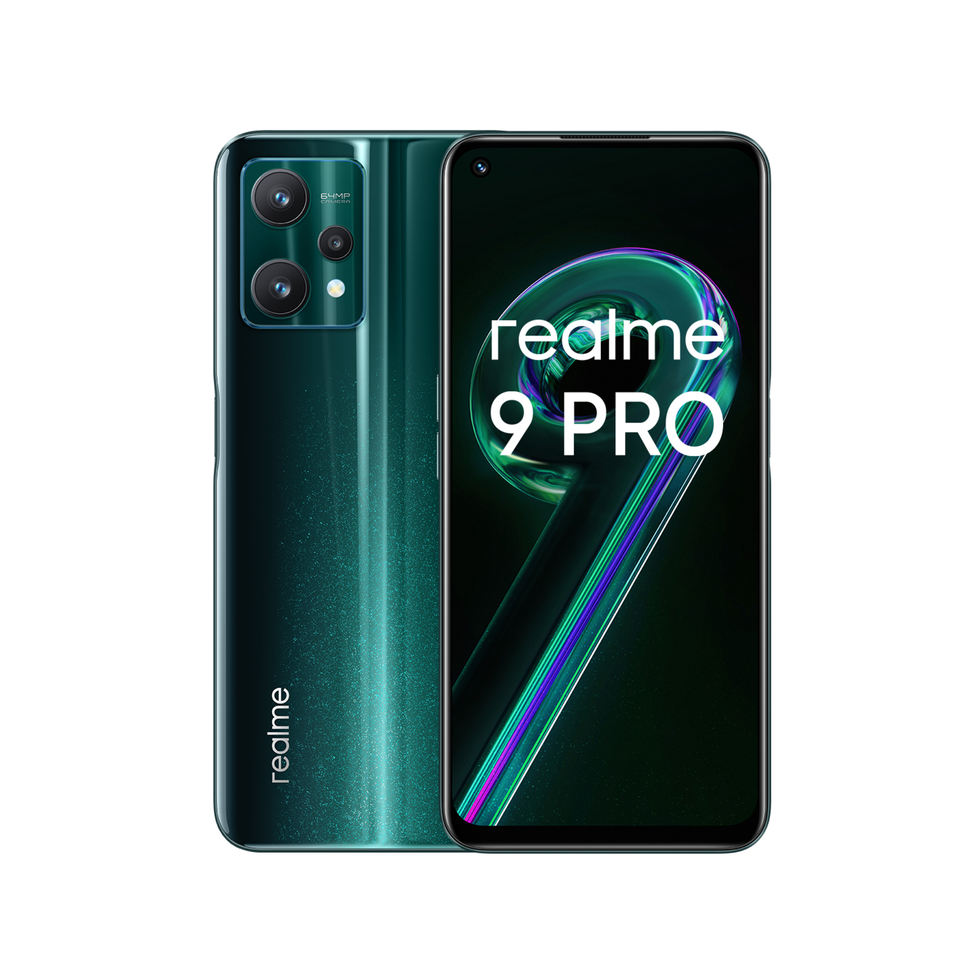 Realme 9 Pro (5G) 128 Go, Vert aurore, débloqué - Neuf