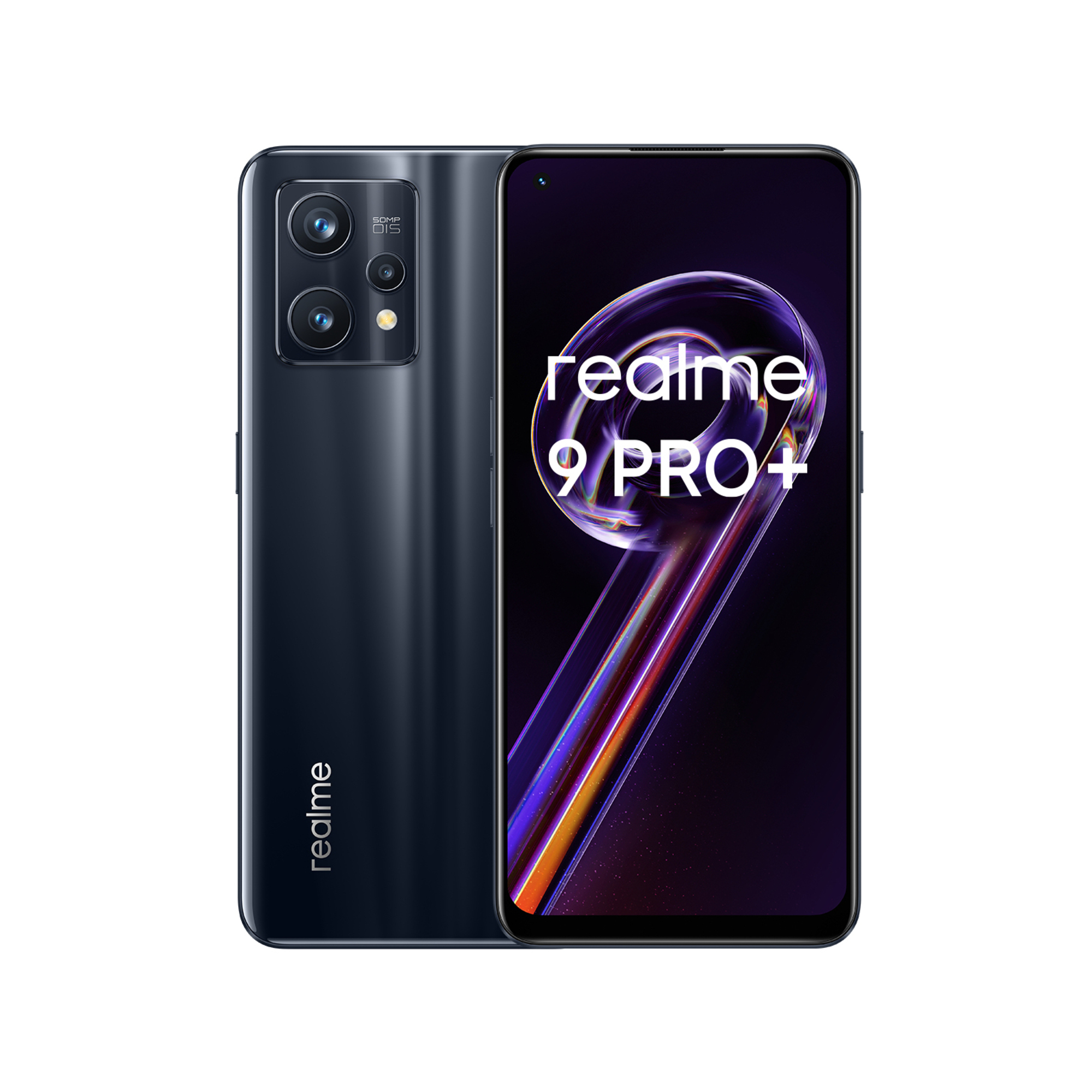 realme 9 Pro+ 128 Go, Noir minuit, débloqué - Neuf