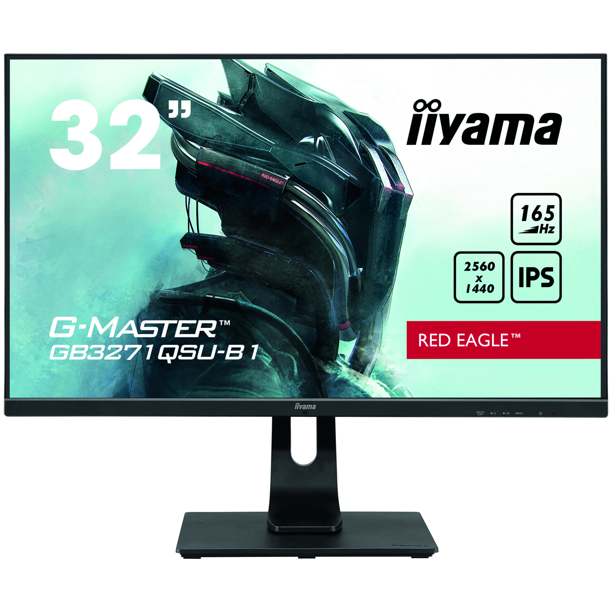 iiyama G-MASTER GB3271QSU-B1 écran plat de PC 80 cm (31.5 ) 2560 x 1440 pixels Wide Quad HD LED Noir - Neuf