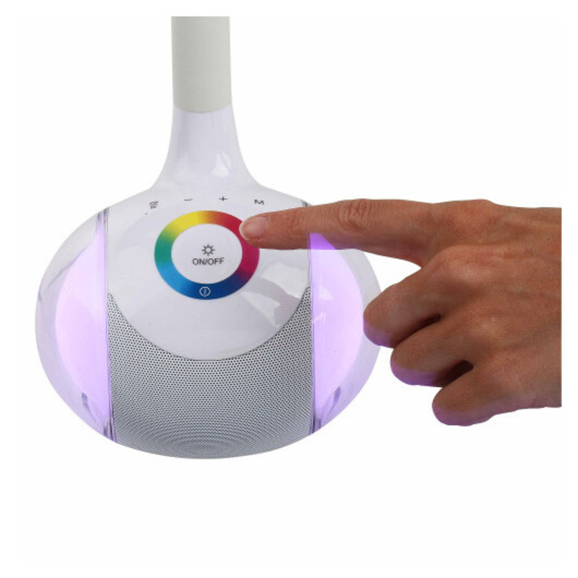 Lampe LED INOVALLEY Haut parleur Bluetooth Micro intégré 50 x 14 x 11 cm - vue 4