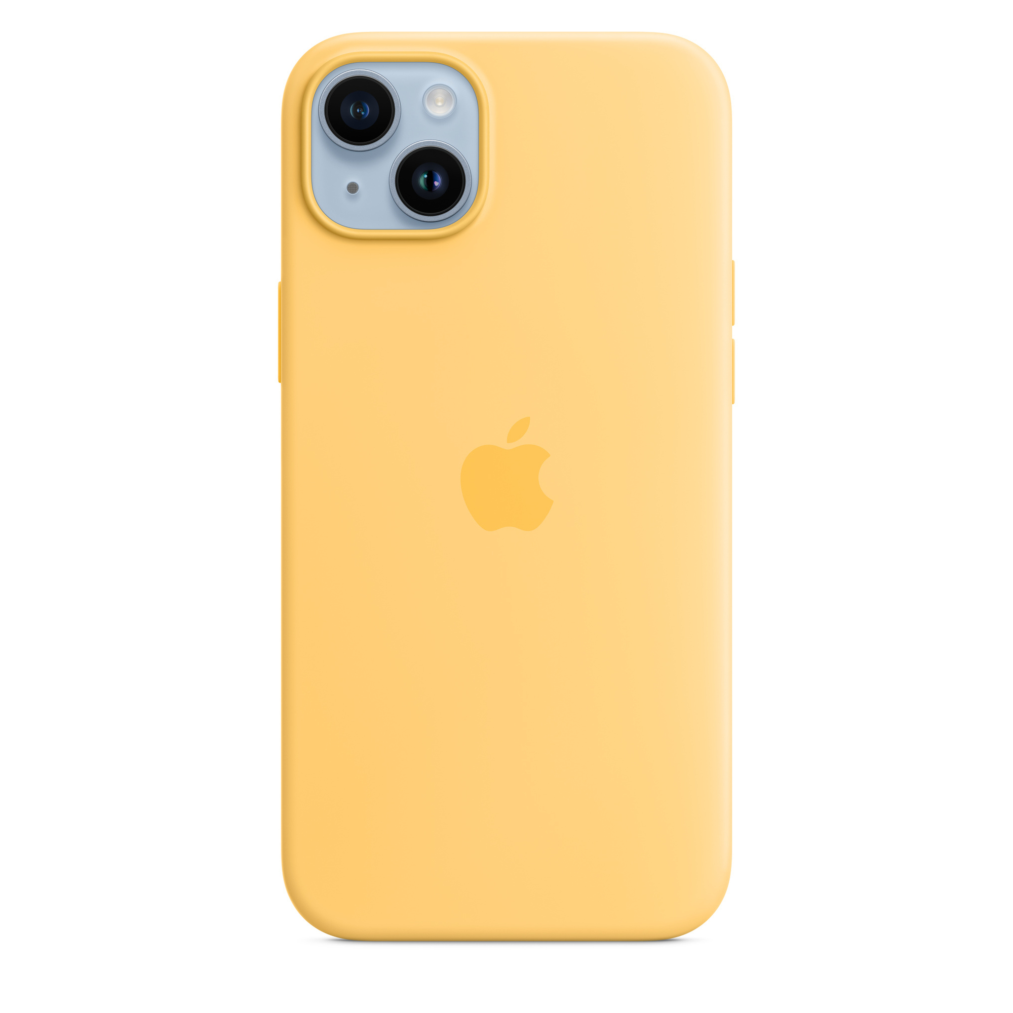 Apple Funda de silicona con MagSafe para el iPhone 14 Plus - Resplandor solar - Nuevo
