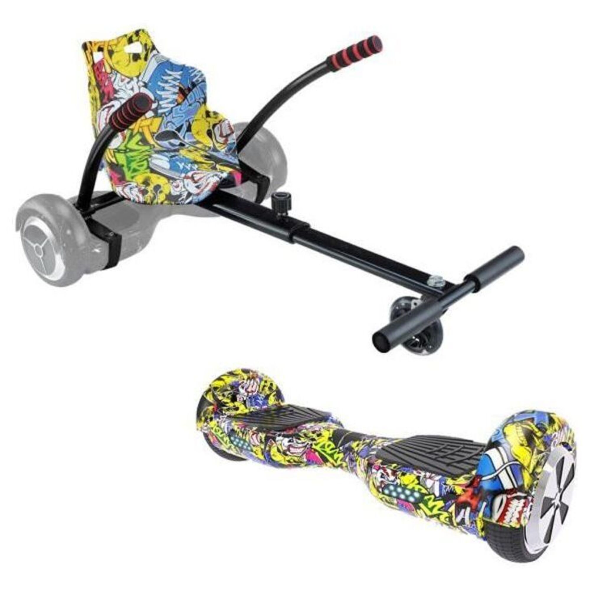 Pack Hoverboard + Kart URBANGLIDE TX-206 – 550W, 4Ah, Longueur Ajustable - vue 2
