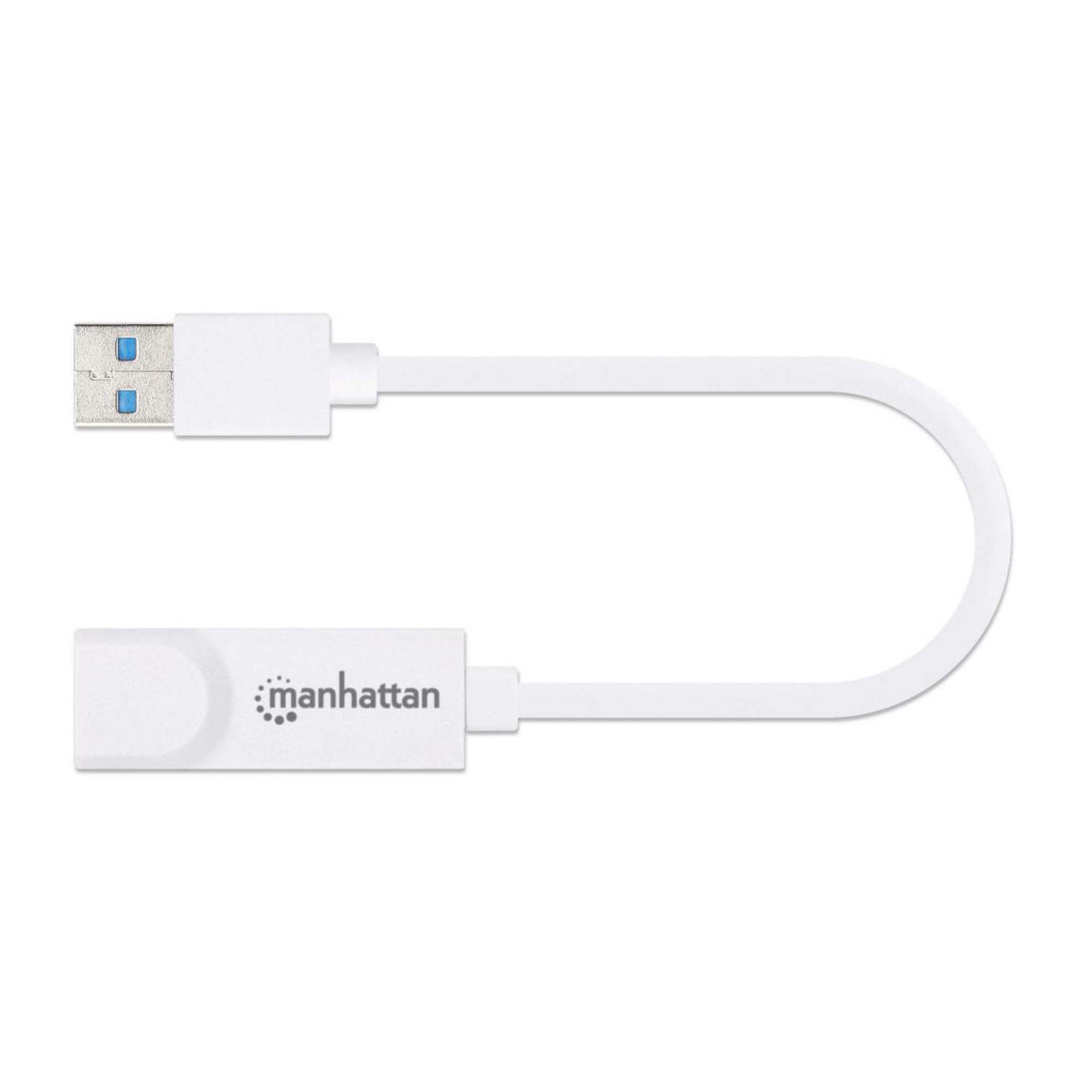 Manhattan Adaptateur réseau Gigabit USB A 101001000 Mbit/ 5 Gbit/ USB 3.2 Gen 1 / USB 3.0 RJ45 garantie équivalent à USB31000SW Neuf - vue 2