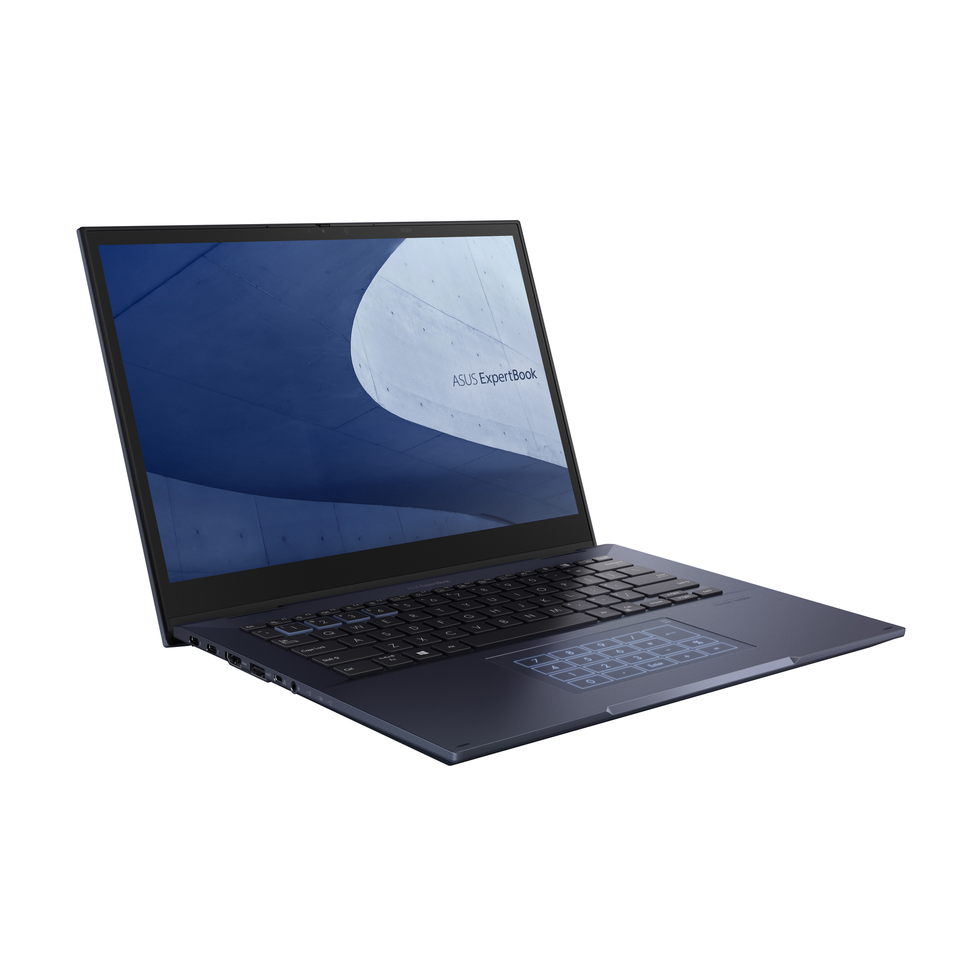 ASUS ExpertBook B7402F Intel® Core™ i7 i7-1260P Hybride (2-en-1) 35,6 cm (14 ) Écran tactile WUXGA 16 Go DDR5-SDRAM 512 Go SSD Wi-Fi 6E (802.11ax) Windows 11 Pro Noir - Excellent état