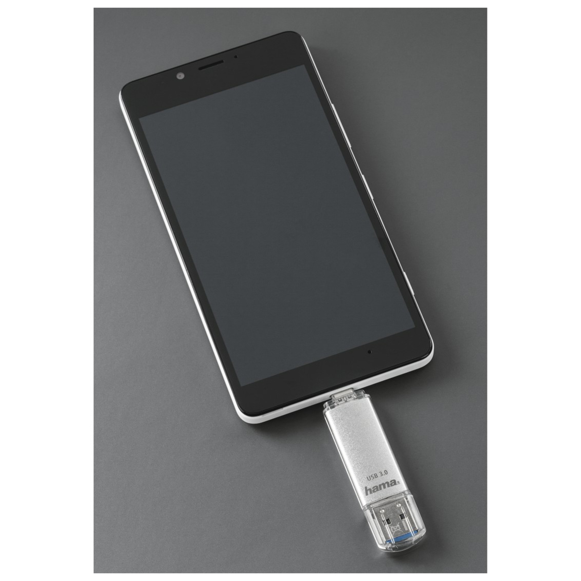 Hama C-Laeta lecteur USB flash 32 Go USB Type-A / USB Type-C 3.2 Gen 1 (3.1 Gen 1) Argent - Neuf