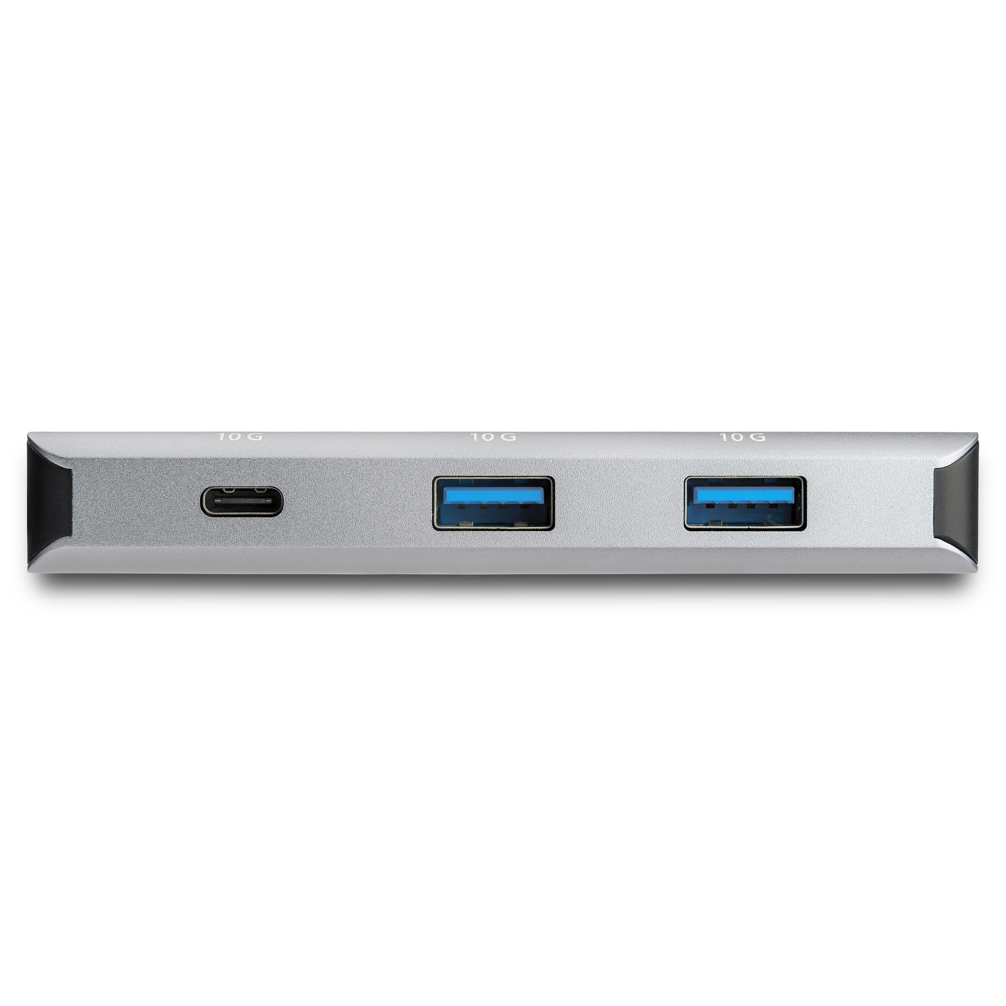 StarTech.com Hub USB C 4 Ports 3 Ports USB A 1 Port USB C HUB Adaptateur SuperSpeed Type C USB 3.2 Gen 2 10Gbps Alimenté par bus USB Hub Adaptateur USB C vers USB compacte Hub Portable Aluminium Neuf - vue 3