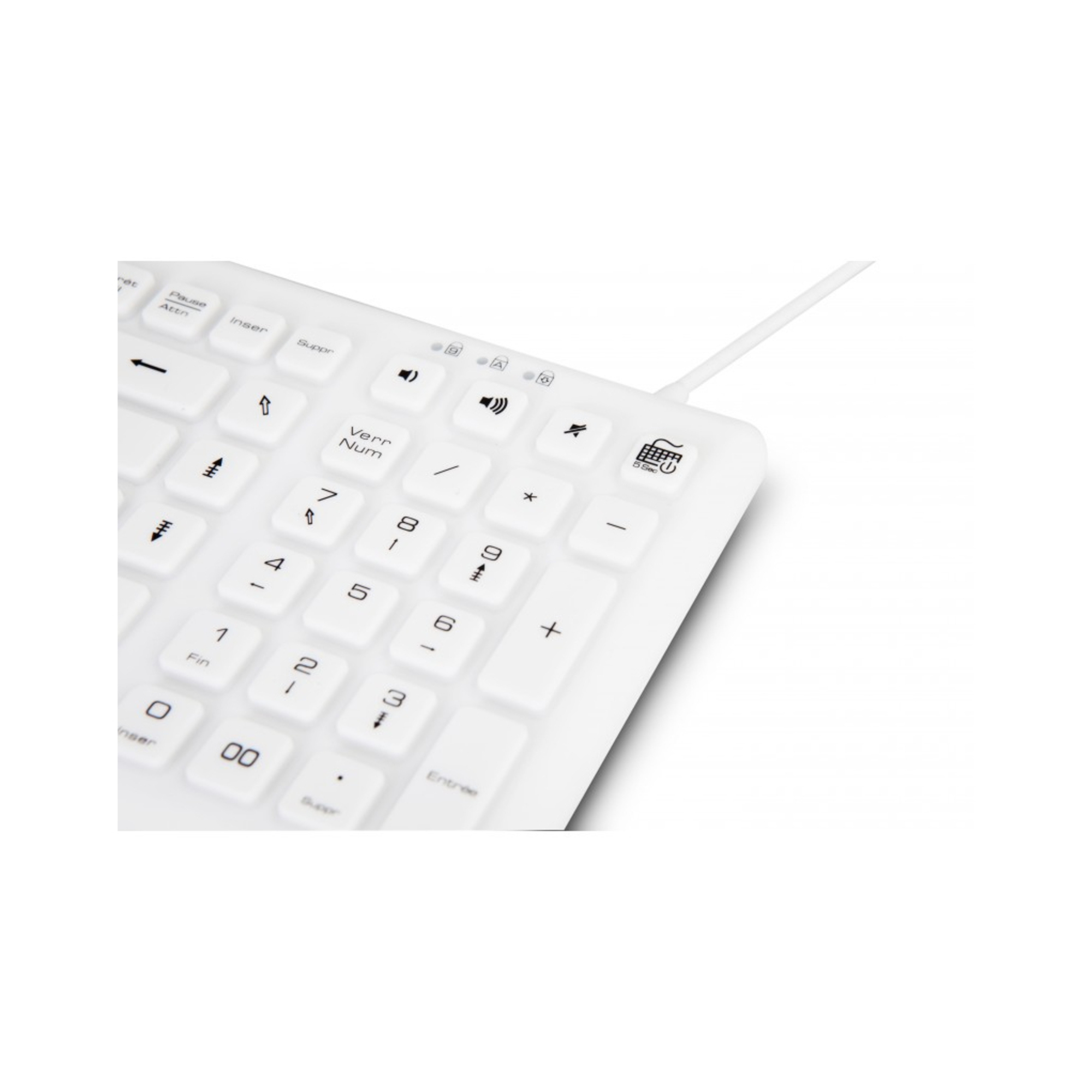 Urban Factory Sanee clavier Médical USB AZERTY Français Neuf - vue 3