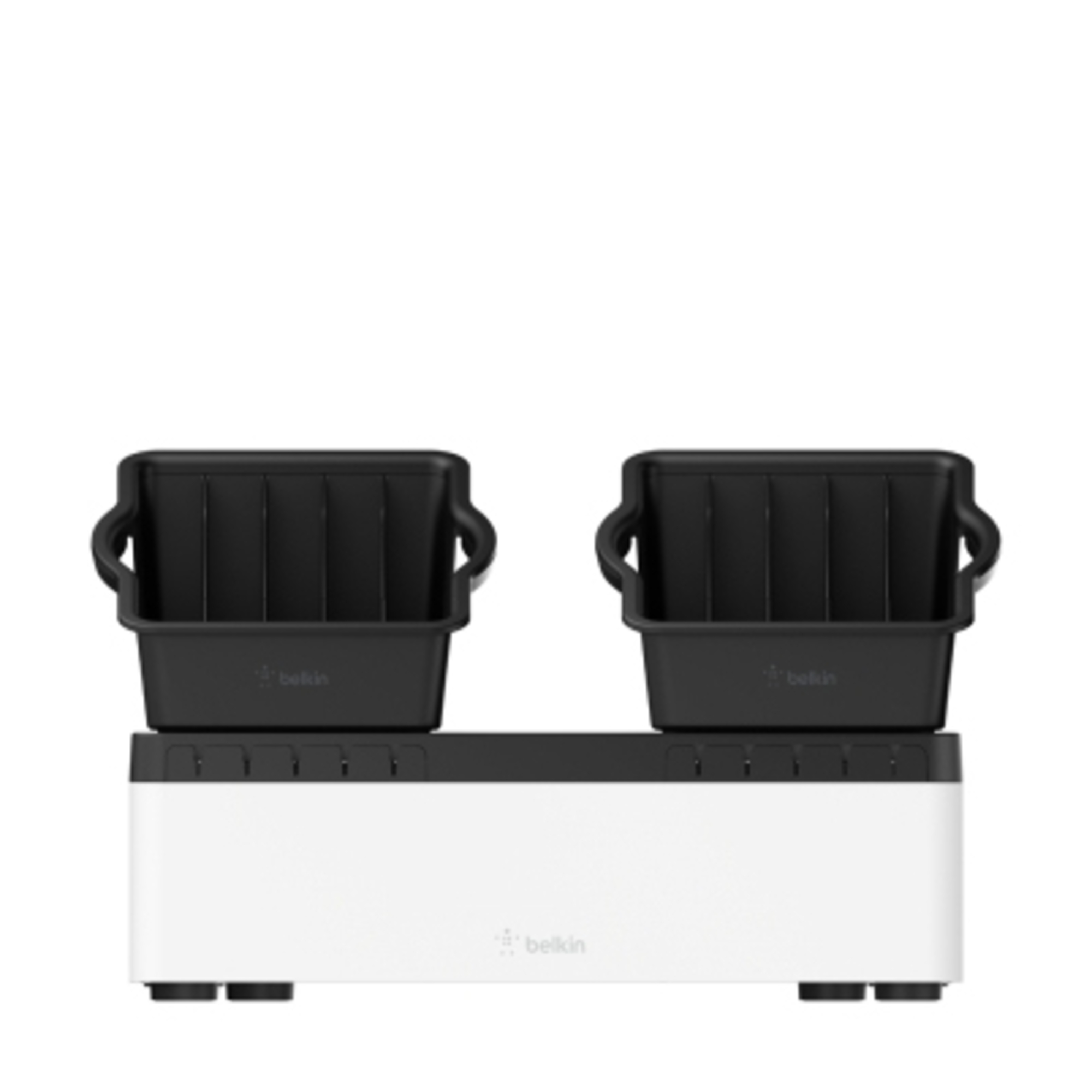 Belkin B2B160VF Organiseur de station de chargement Table de bureau ou bureau mural Noir, Blanc - Neuf