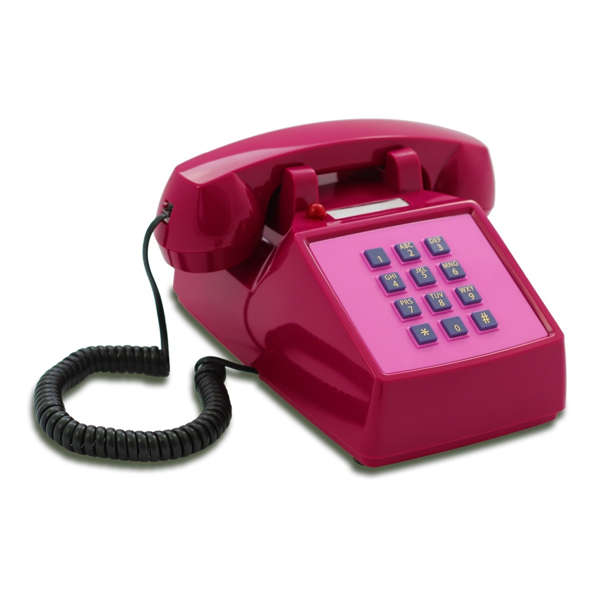 OPIS PushMeFon Cable : Téléphone rétro a touches avec sonnerie en métal Neuf - vue 4