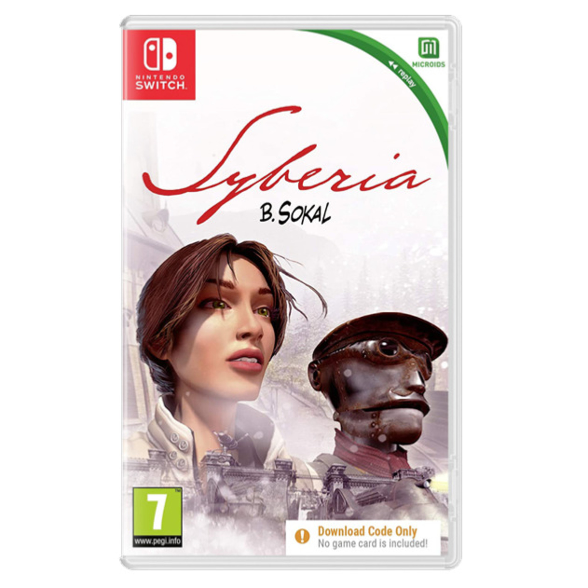 Syberia 1 Nintendo SWITCH (CODE DE TÉLÉCHARGEMENT) - Neuf