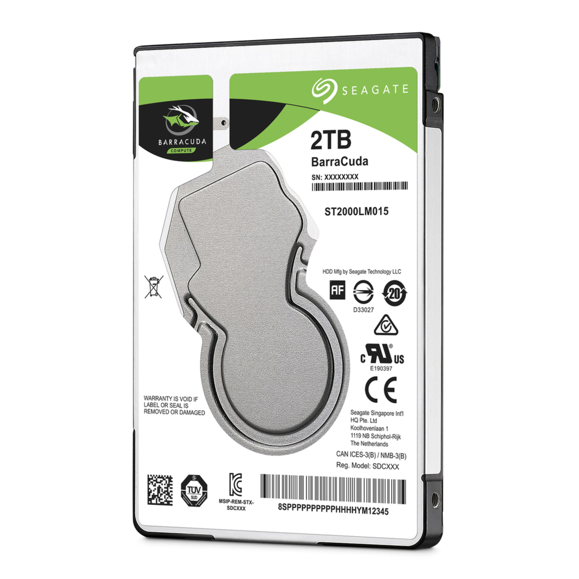 Seagate Barracuda 2.5  2.5  2000 Go Série ATA III - Neuf