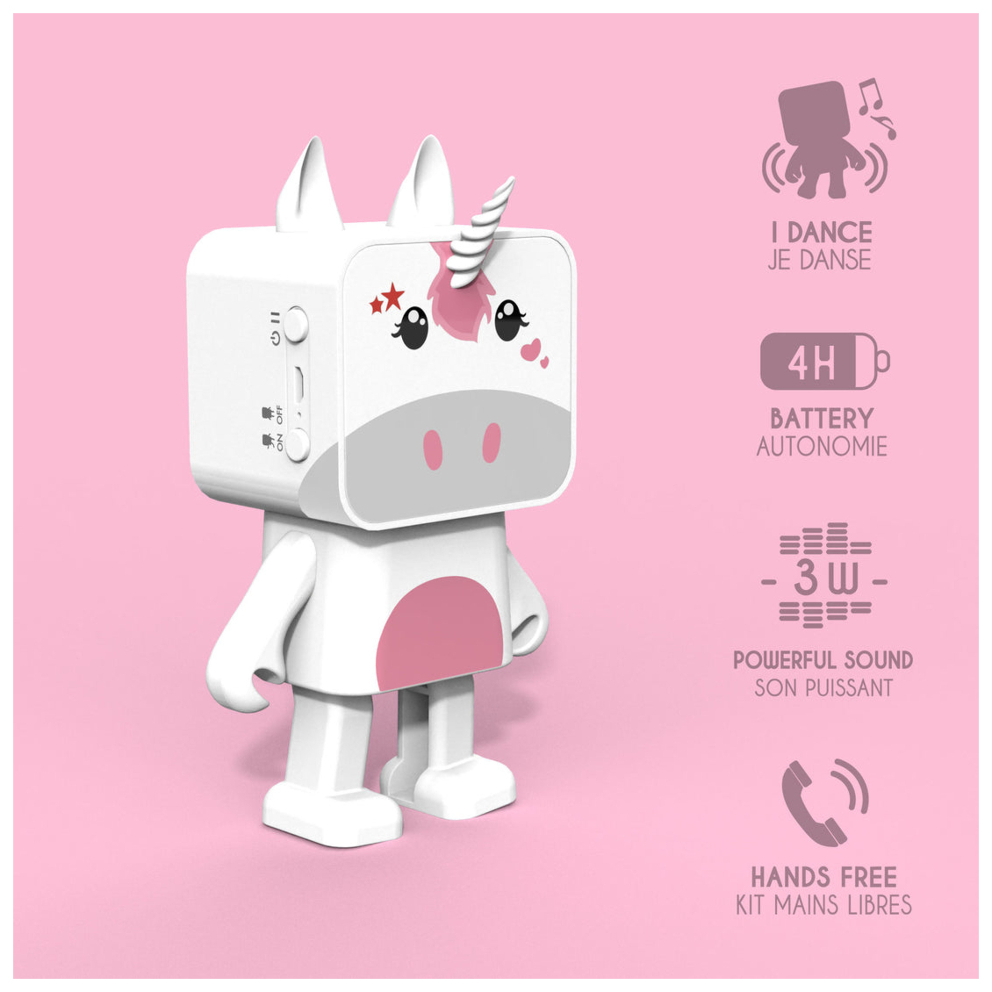 Mobility on Board Dancing Animal Unicorn Enceinte portable stéréo Neuf - vue 3