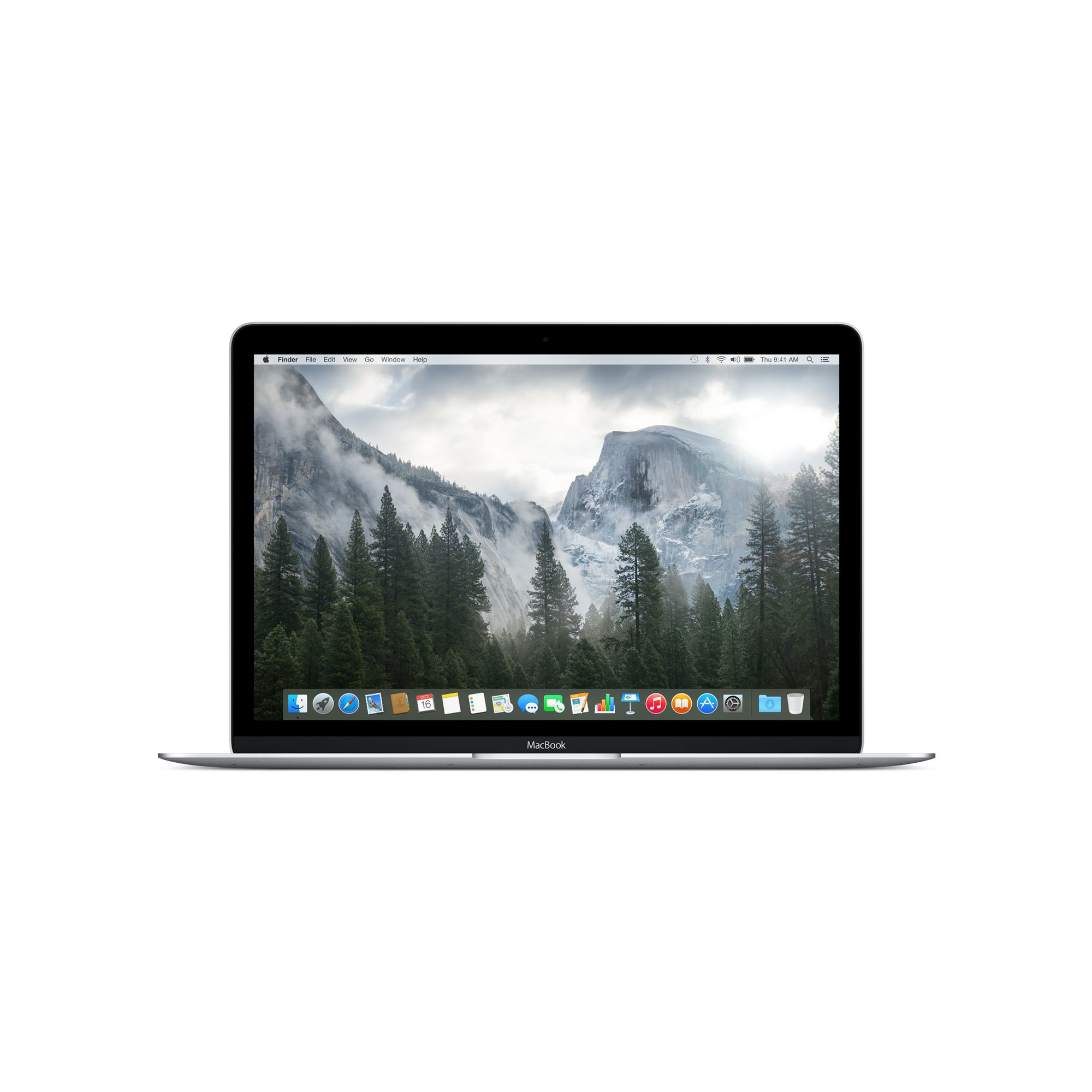 Apple MacBook Intel® Core™ M Ordinateur portable 30,5 cm (12 ) 2K Ultra HD 8 Go LPDDR3-SDRAM 256 Go SSD Wi-Fi 5 (802.11ac) Mac OS X 10.10 Yosemite Argent - Excellent état