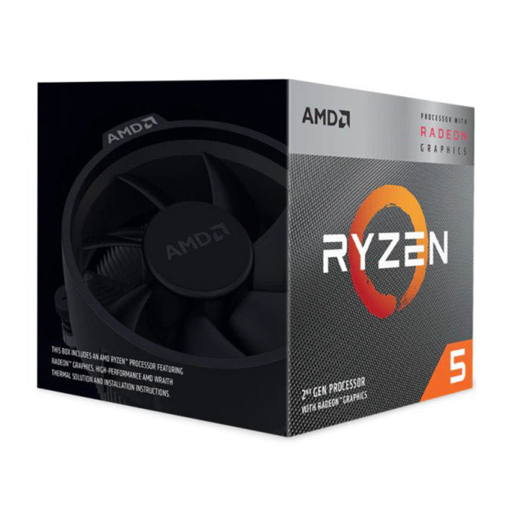 AMD Ryzen 5 3400G processeur 3,7 GHz 4 Mo L3 Boîte - Neuf