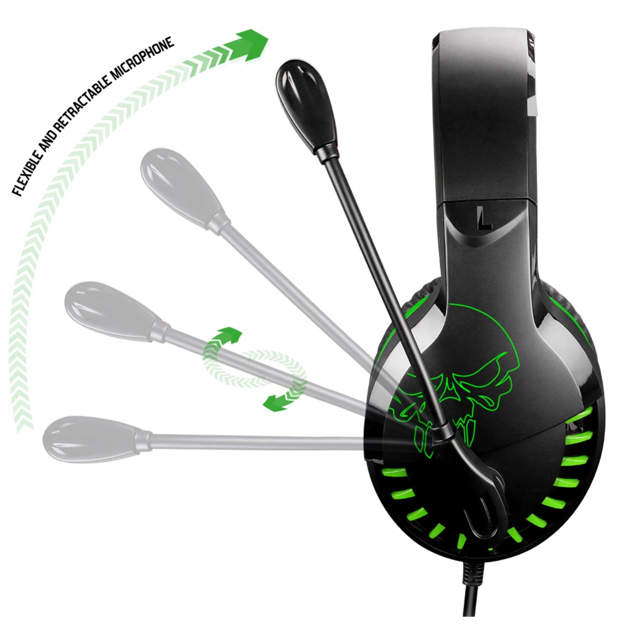 Casque Gamer Pro H3 Vert pour PC, One, One Série S et X - Neuf